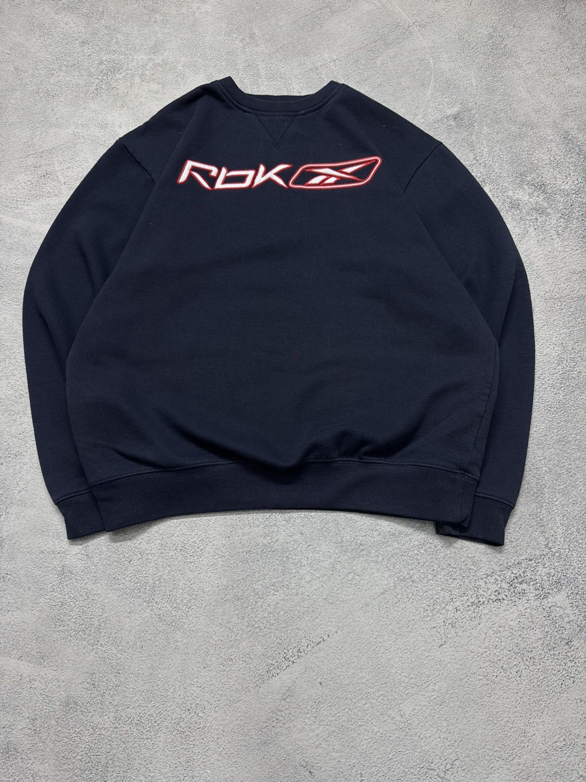 Reebok Vintage Y2k Reebok Big Logo Sweatshirt 00’s Size L / US 10 / IT 46 - 7 Thumbnail