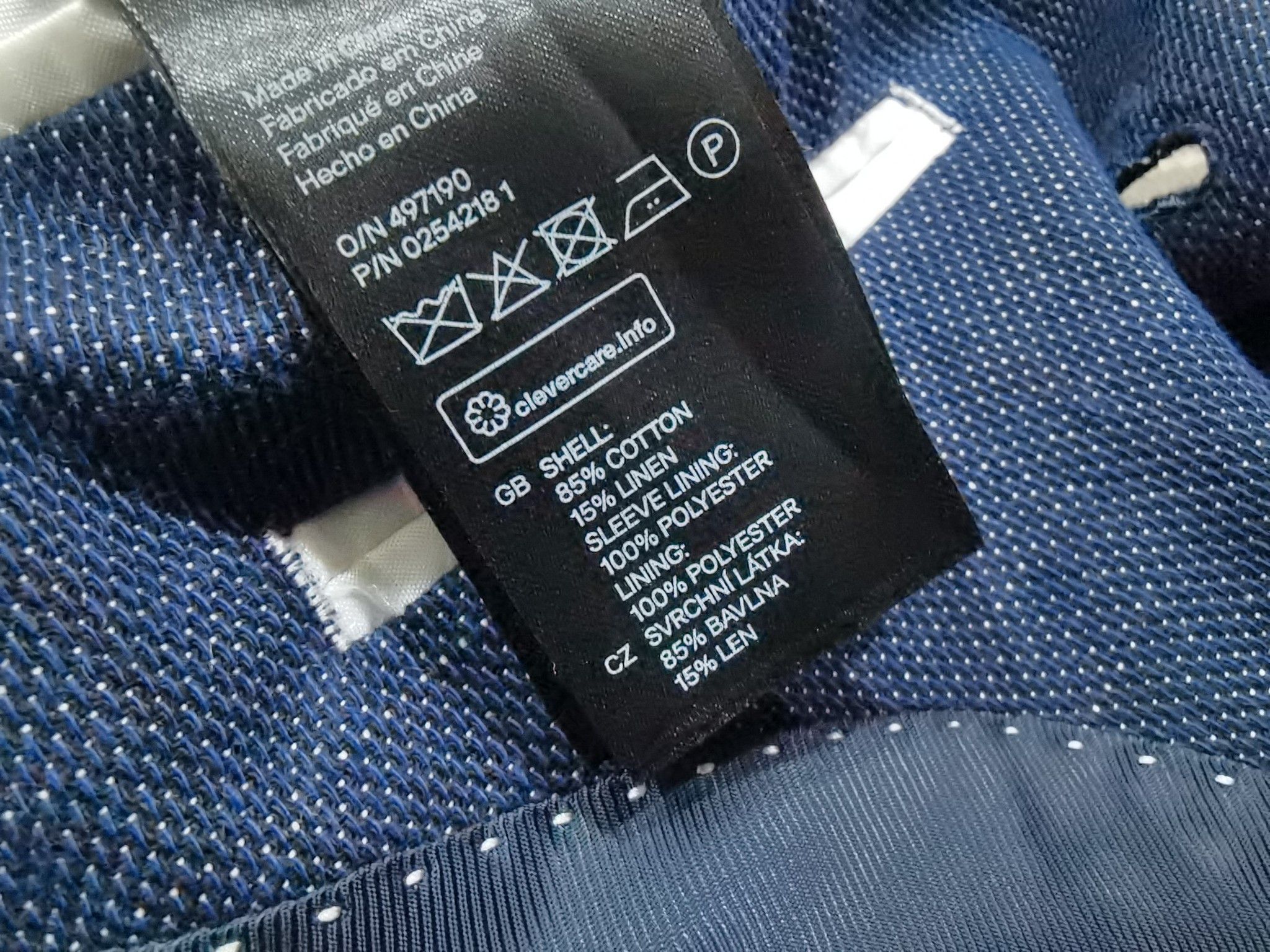H&M H & M blazer slim fit S 3474 Size 38R - 7 Thumbnail