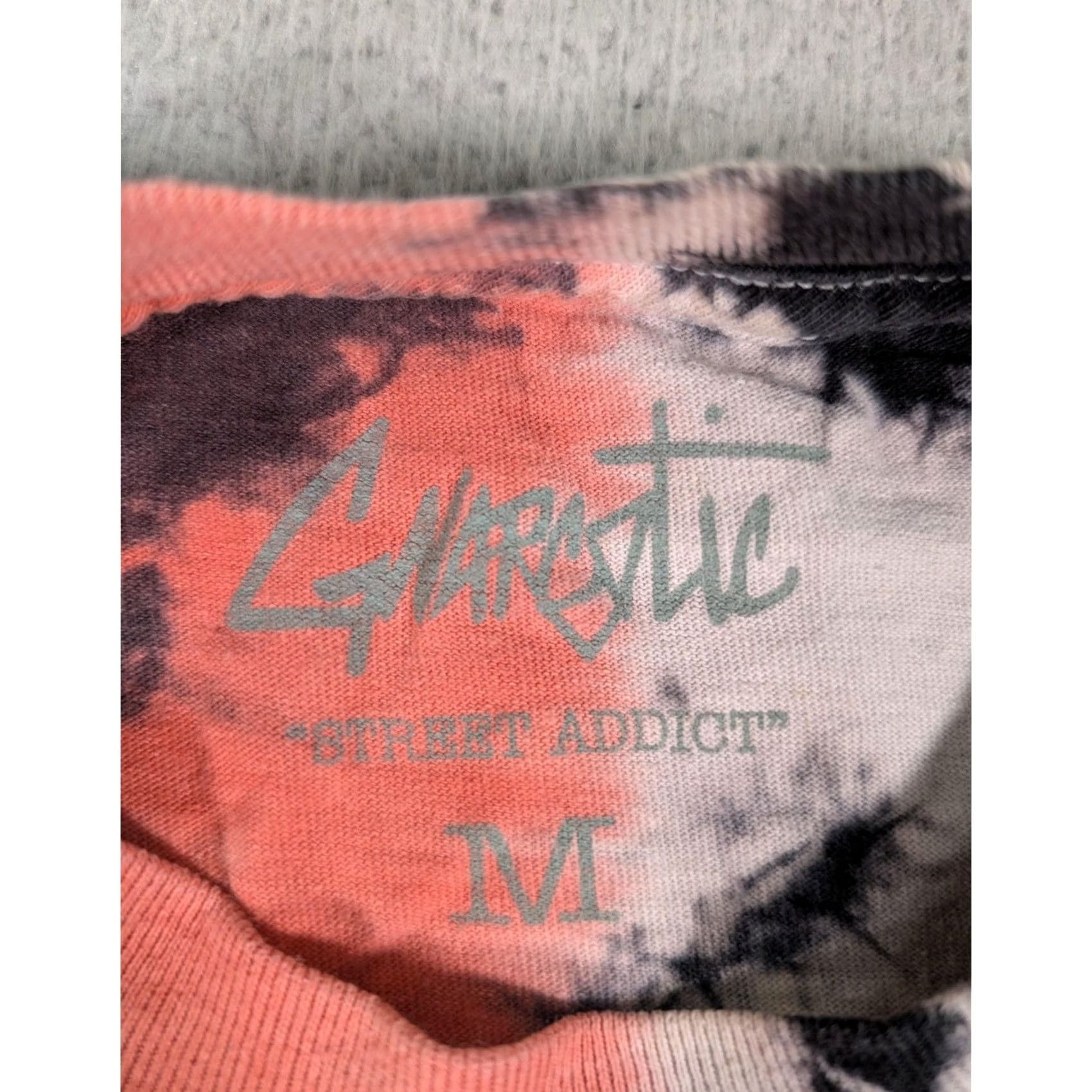Vintage Gnarstic Shirt Mens Medium Red Black Tie Dye Street Addict Graphic Super Radical Size US M / EU 48-50 / 2 - 3 Thumbnail