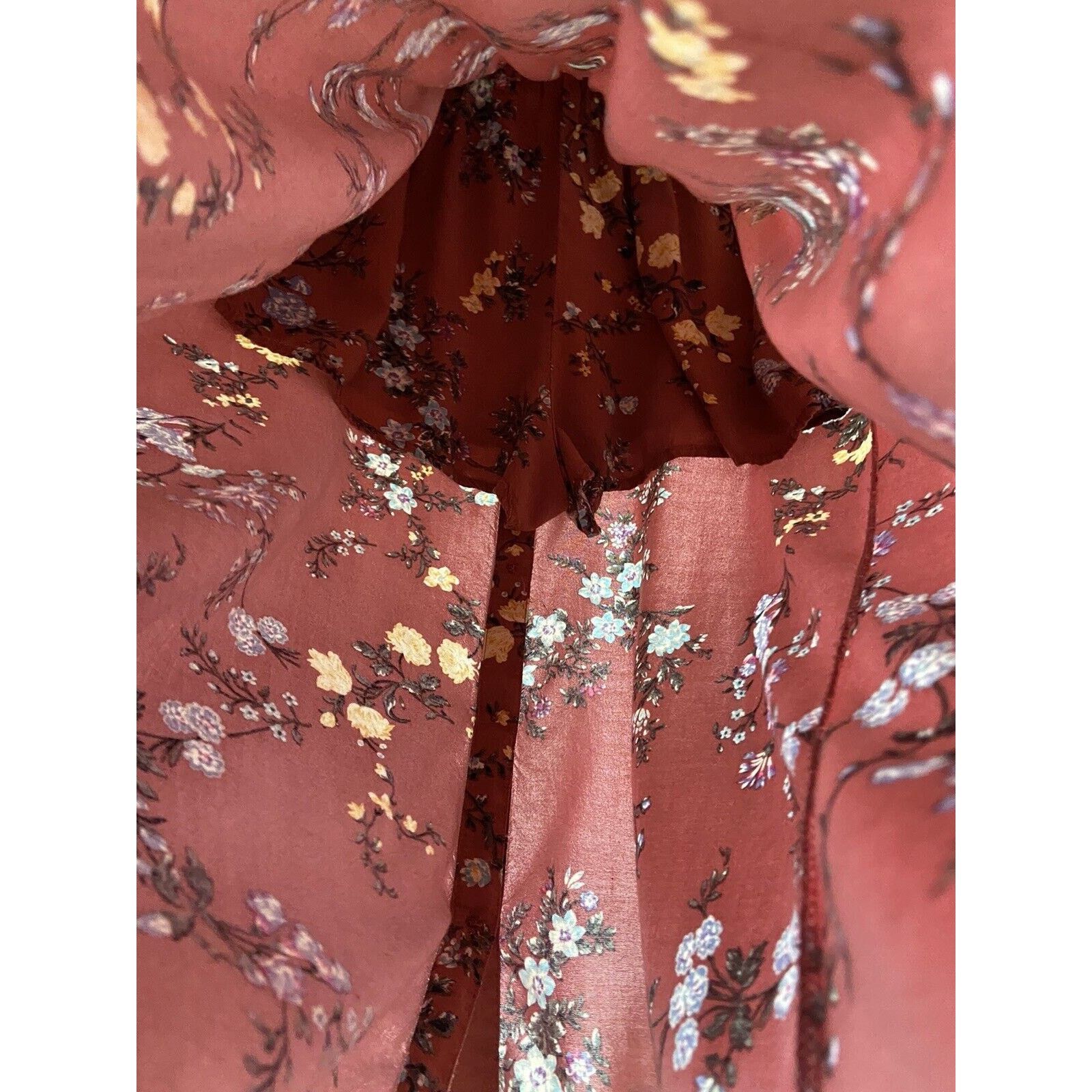 Other Xhilaration Womens Skirt Sz S Long Floral Shorts Button Size 24" / US 00 / IT 34 - 5 Thumbnail