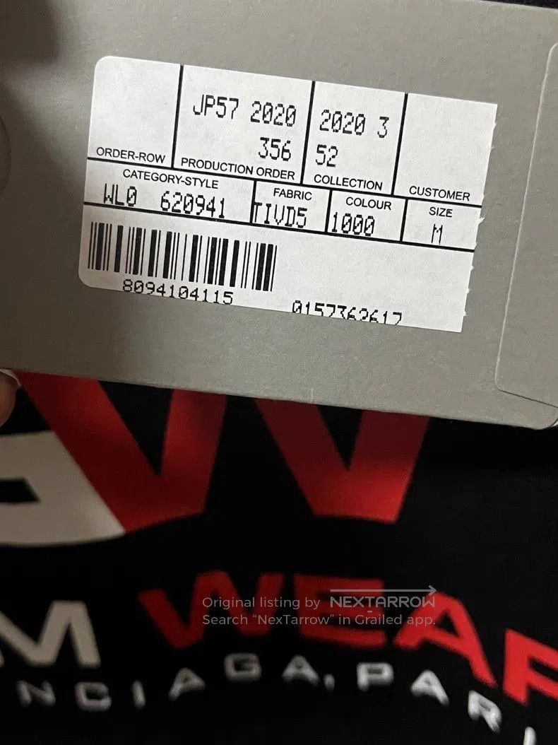 Balenciaga Balenciaga GW Slogan Short Sleeve Tee. Size US M / EU 48-50 / 2 - 4 Thumbnail