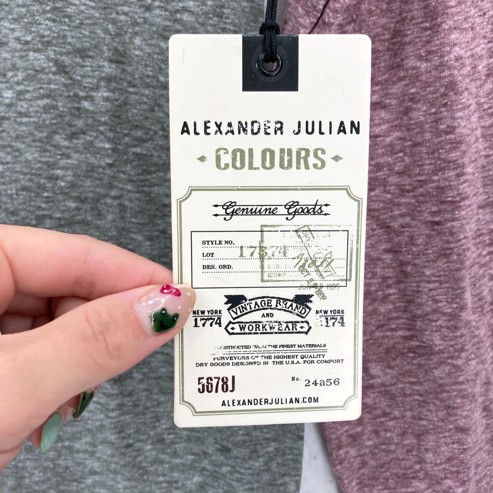 Alexander Julian Alexander Julian Colours Hoodie Sweatshirt Mens S Olive Green Henley Preppy Size US S / EU 44-46 / 1 - 5 Thumbnail