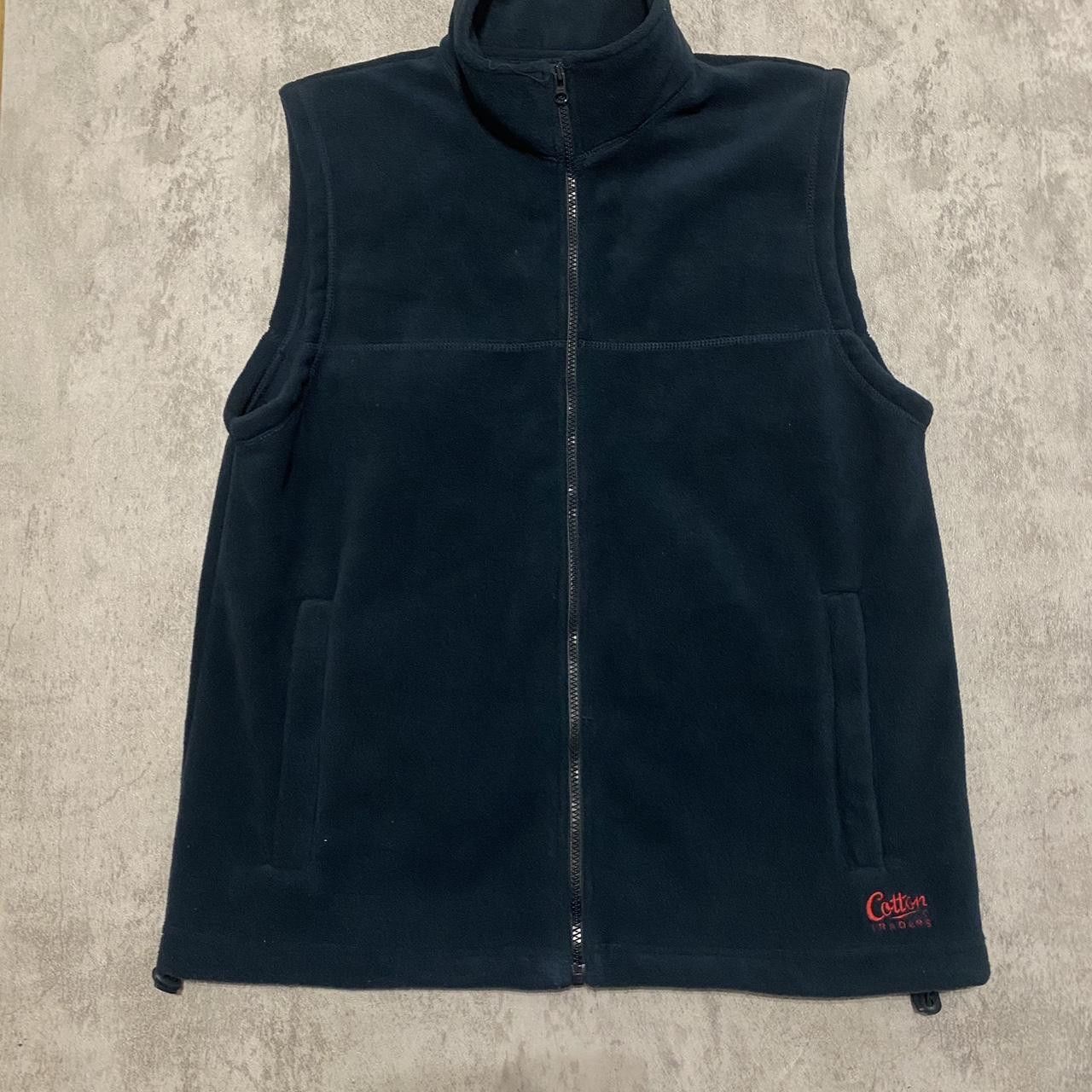 Cotton Traders Navy Vest Vintage y2k 2000s winter cozy rap hip hop Size US M / EU 48-50 / 2 - 1 Thumbnail