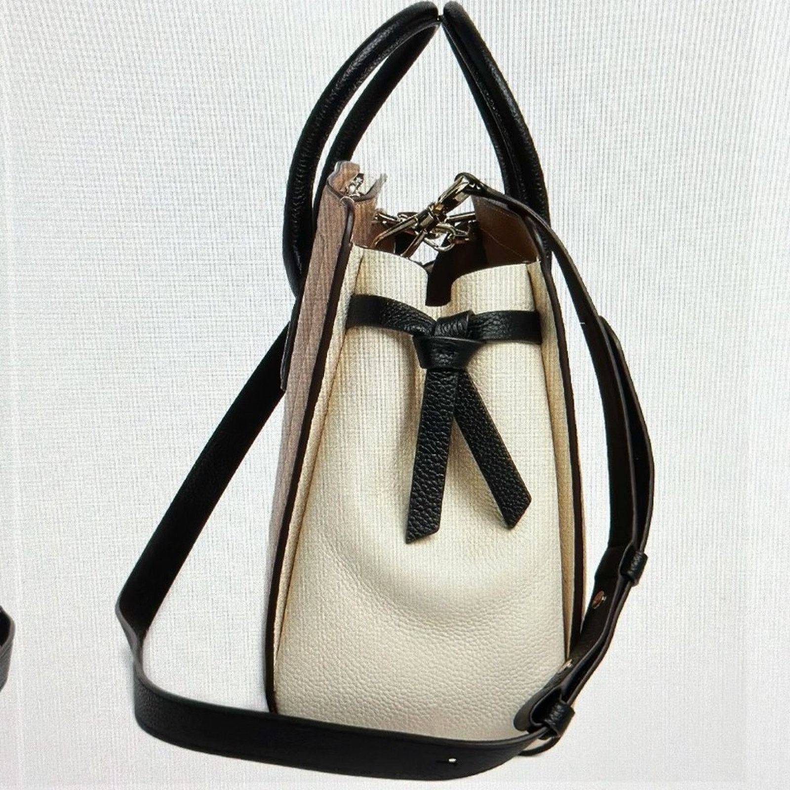 Kate Spade Kate Spade Knott Colorblock Leather Satchel Kraft Paper Size ONE SIZE - 5 Thumbnail
