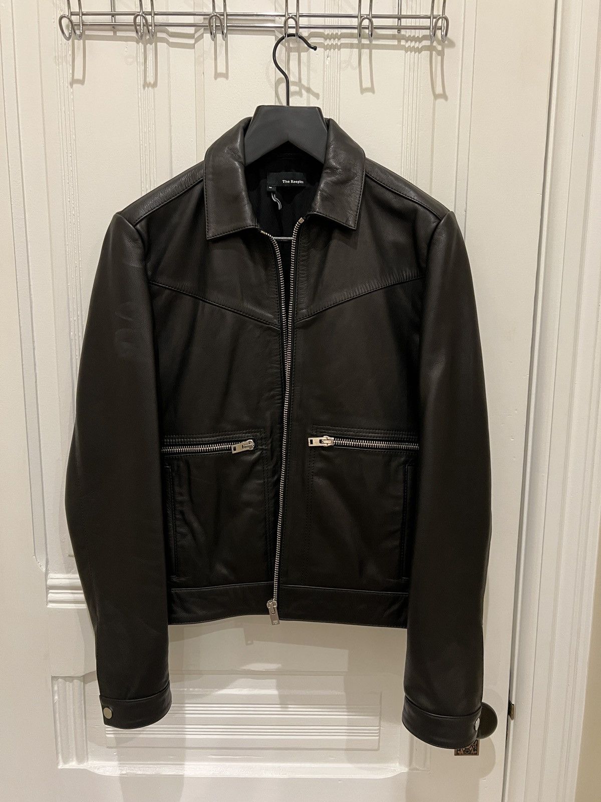The Kooples The Kooples Leather Jacket Size US M / EU 48-50 / 2 - 1 Thumbnail
