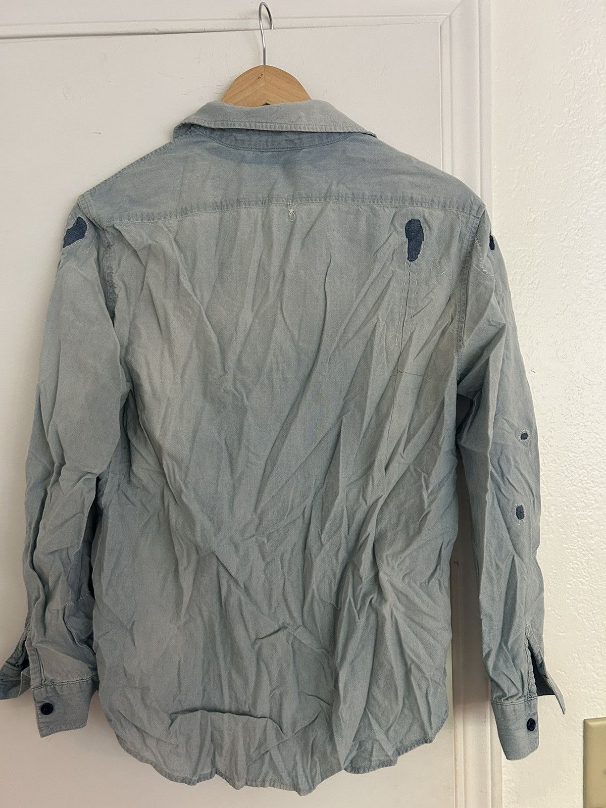 Levi's Made & Crafted Levi’s denim embroidered shirt Size US M / EU 48-50 / 2 - 4 Thumbnail
