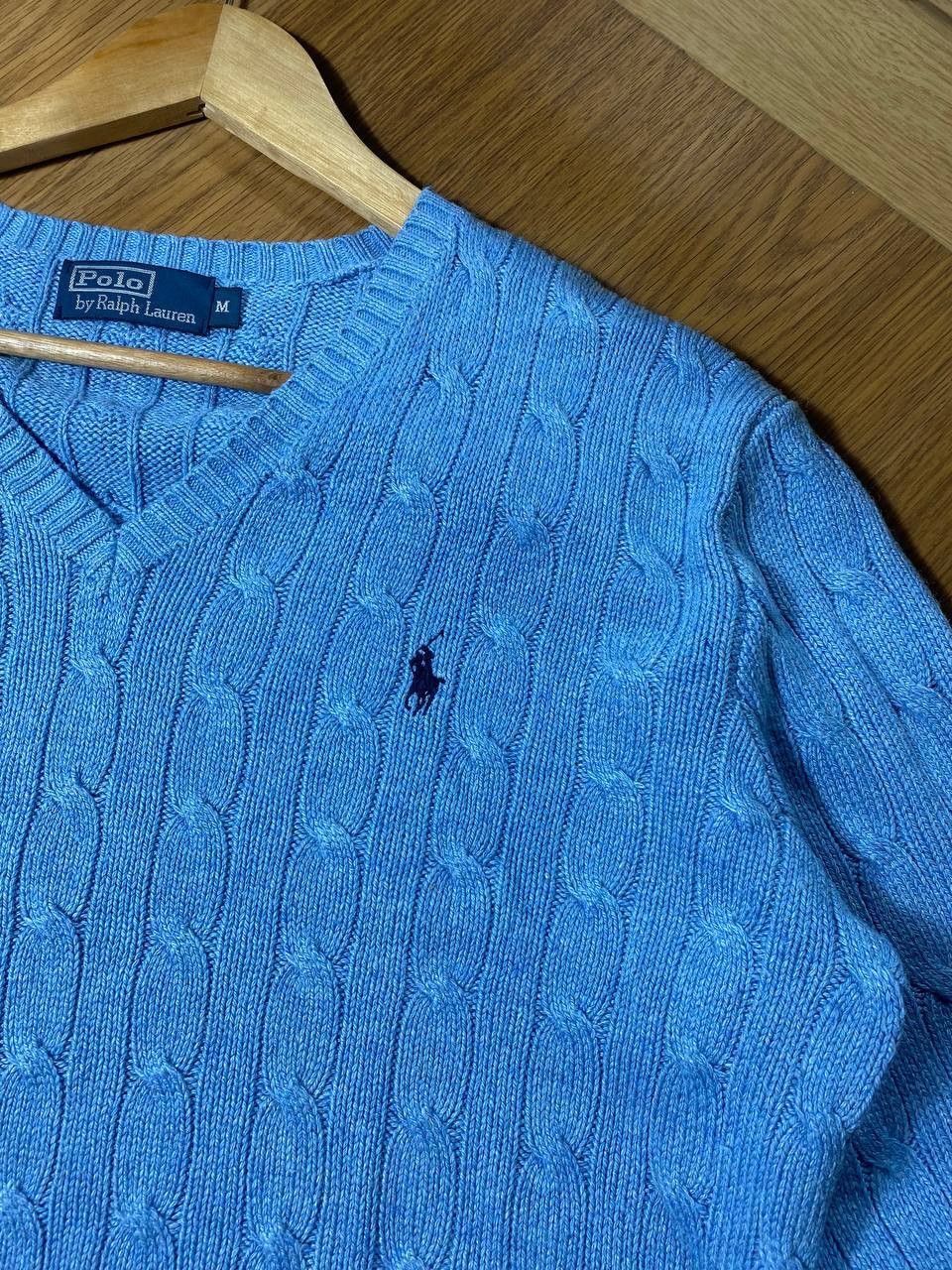 Polo Ralph Lauren POLO RALPH LAUREN Shawl Neck Cotton Sweater Size US M / EU 48-50 / 2 - 15 Thumbnail