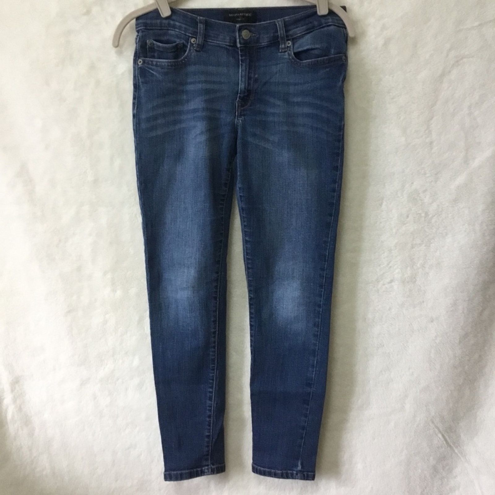 Banana Republic Banana Republic Blue Skinny Fit Jeans Size 27" / US 4 / IT 40 - 2 Thumbnail