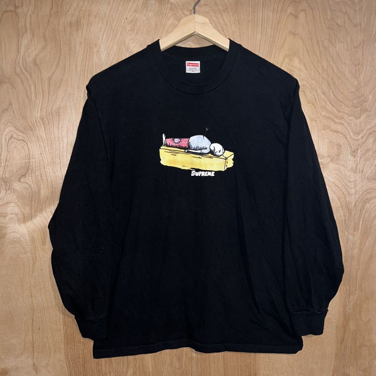 Supreme SUPREME NEIL BLENDER ARROW LONG SLEEVE LOGO TEE SHIRT