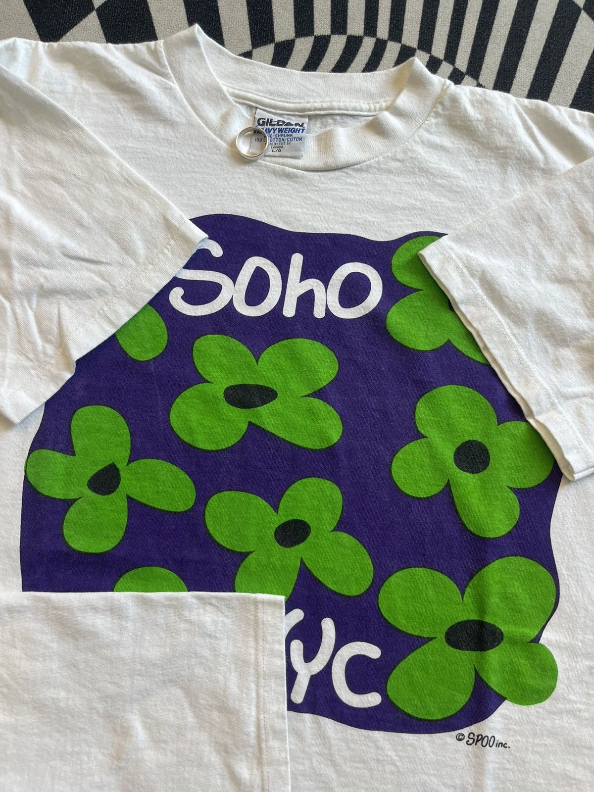 Arts & Science Vintage Soho NYC Art Souvenir 90’s SPOO inc. Tshirt Size US L / EU 52-54 / 3 - 7 Thumbnail