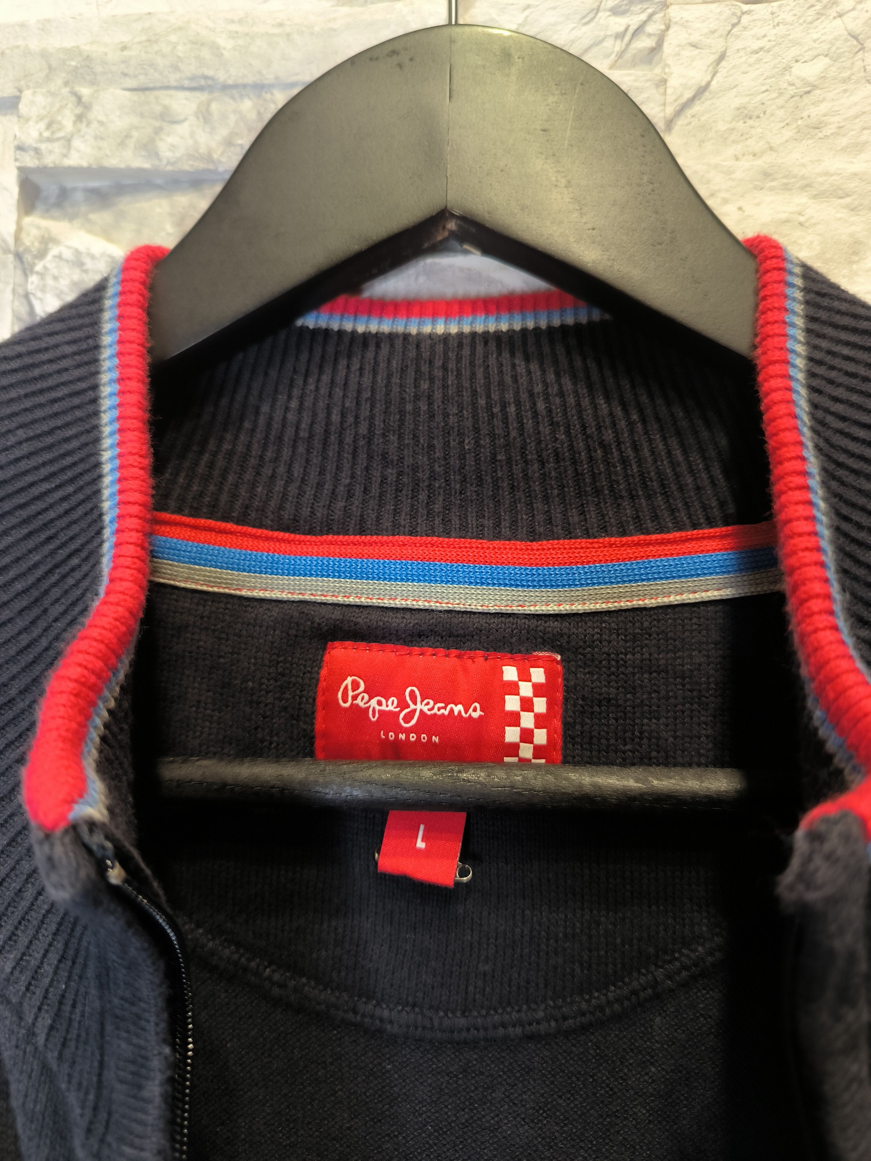 Pepe Jeans Pepe Jeans Racing Red Bull Half Zip Sweatshirt Size US L / EU 52-54 / 3 - 4 Thumbnail