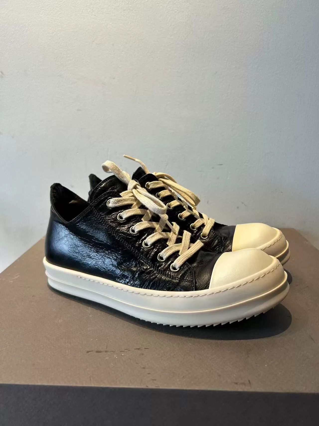 Rick Owens Rick Owens Leather Pink Lowtop Sneakers 39 Women Size US 8.5 / IT 38.5 - 1 Thumbnail