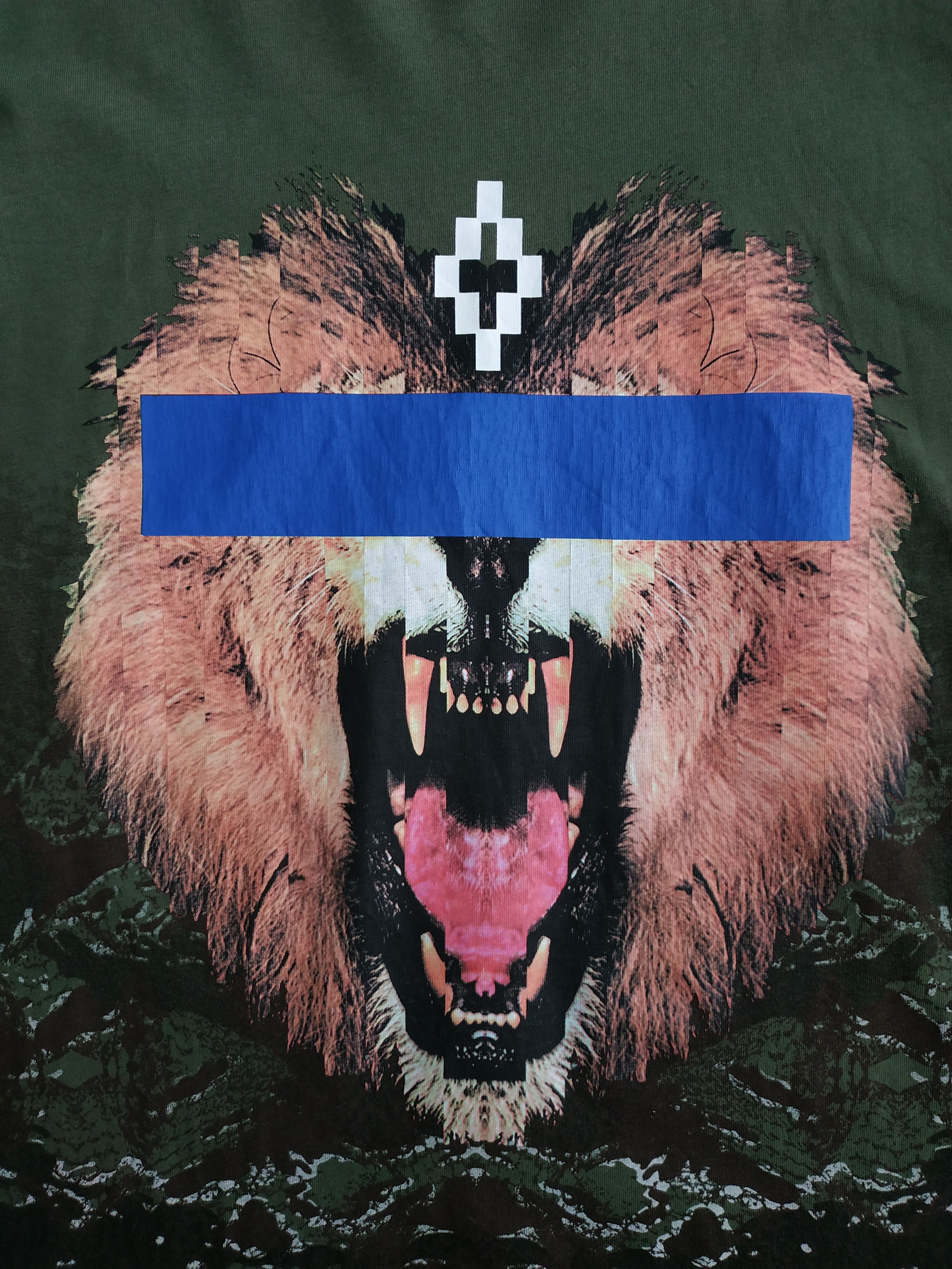 Marcelo Burlon Marcelo Burlon Men's Lion Print T-shirt Longsleeve, s. XS Size US XS / EU 42 / 0 - 7 Thumbnail