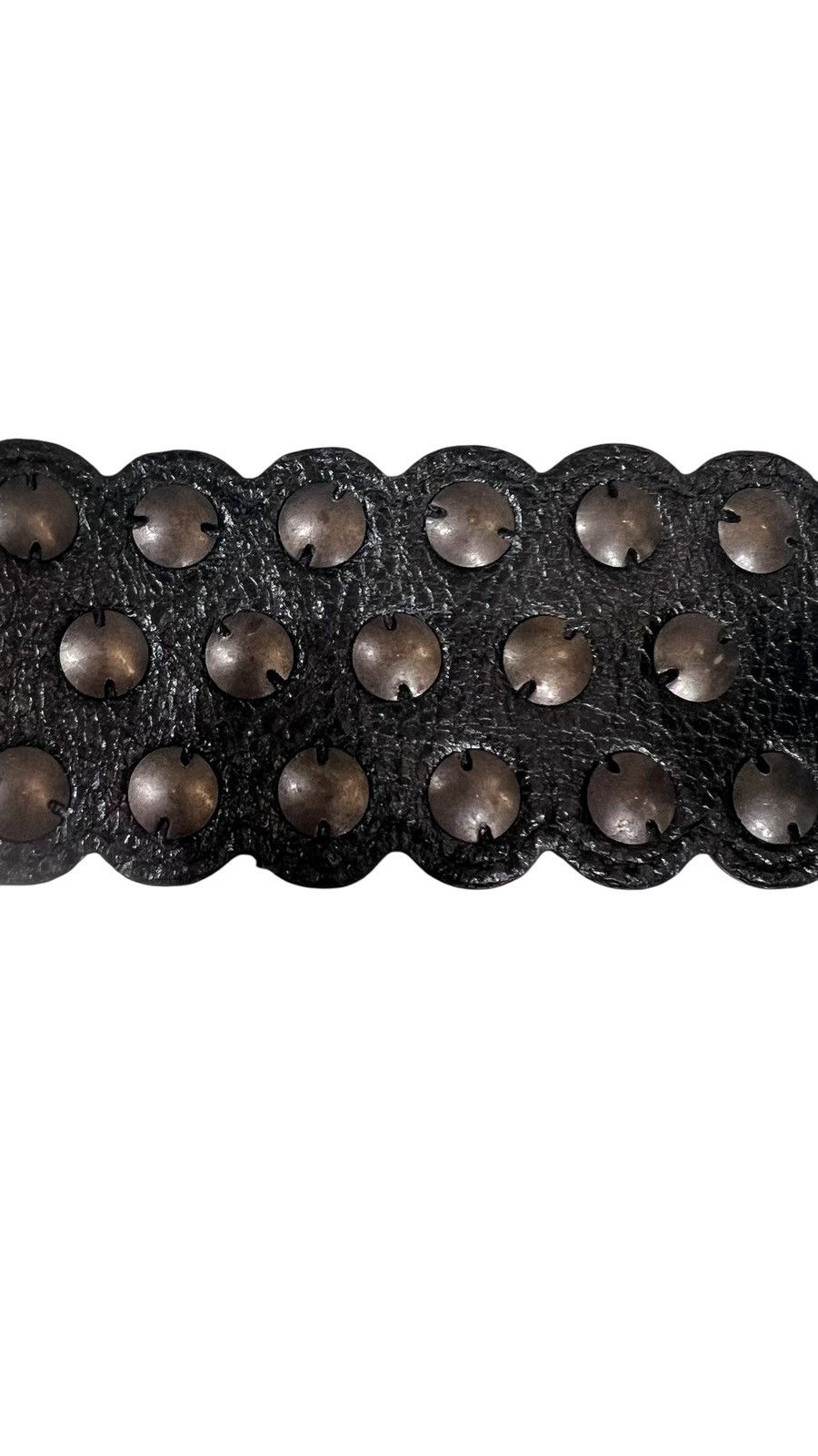 Balenciaga Balenciaga Black Agneau Triple Stud Leather Bracelet NWT Size ONE SIZE - 7 Thumbnail