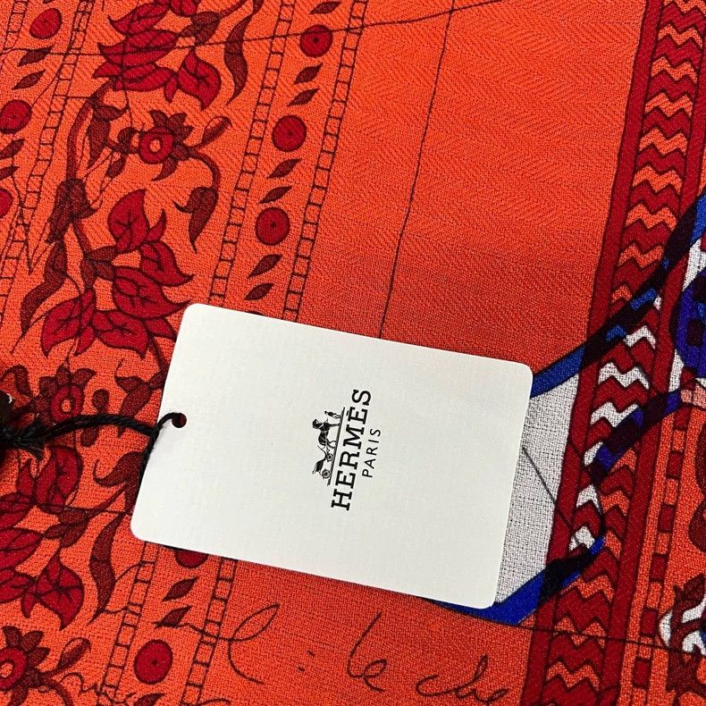Hermes Hermes Da Vinci Pegasus Silk Scarf 2501-Nextarrow Size ONE SIZE - 3 Thumbnail