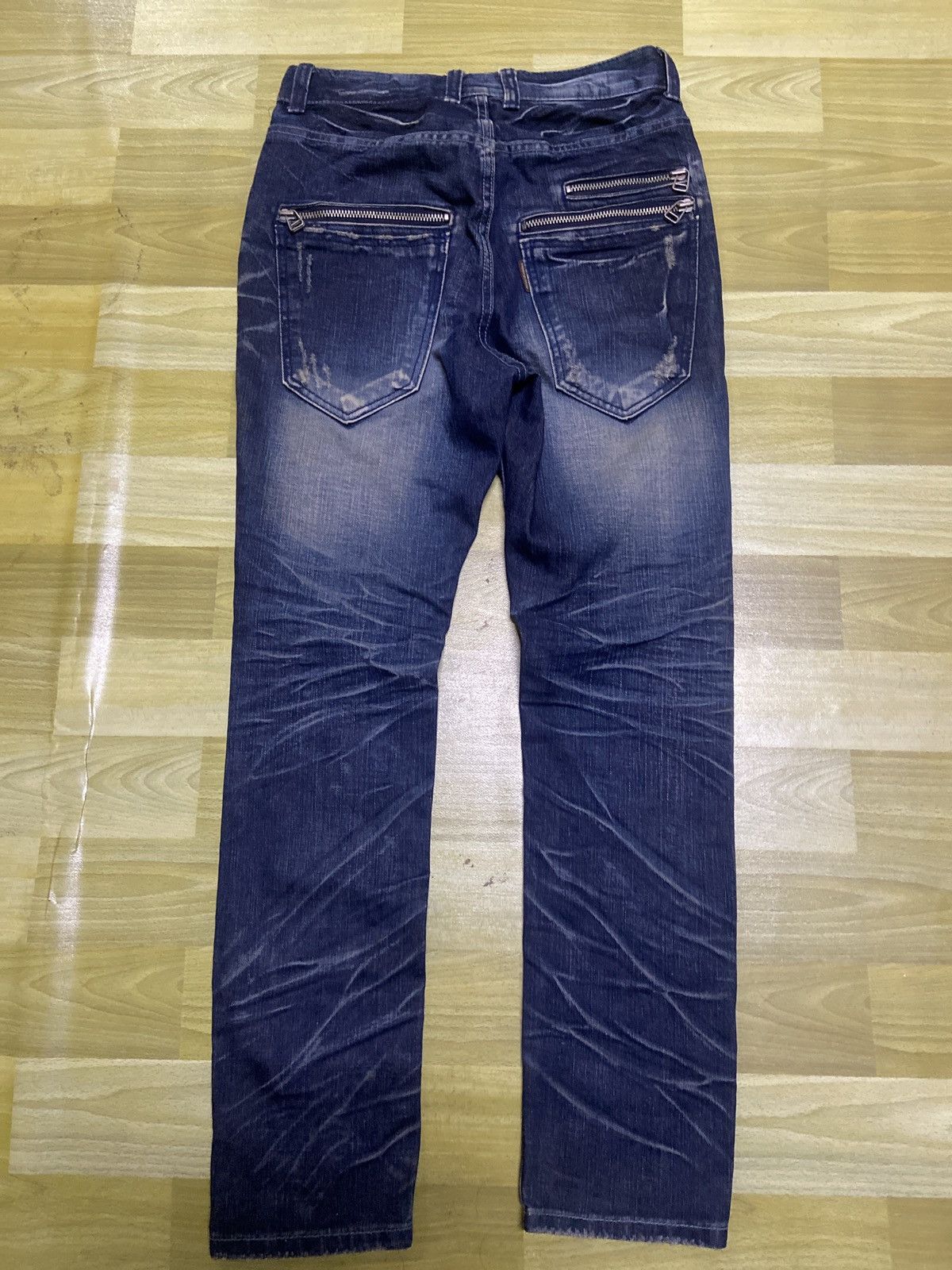 Issey Miyake Distressed CABANE DE ZUCCA DENIM REGULAR FITS Size US 31 - 6 Thumbnail