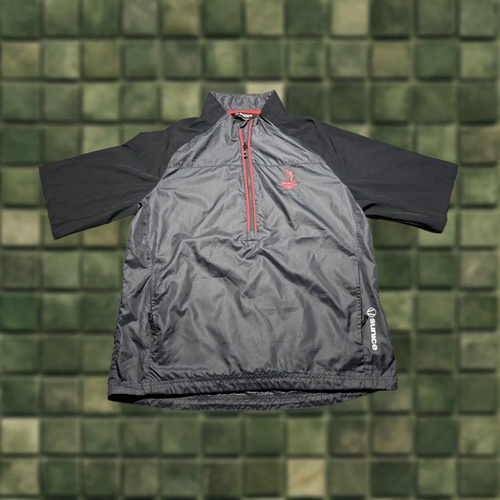 Black Halo Sunice Jacket Mens Small Black Half Zip Short Sleeve Performance Pullover Size US S / EU 44-46 / 1 - 1 Thumbnail