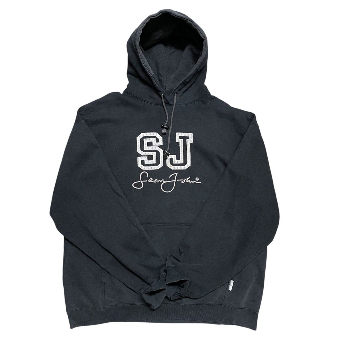 Sean John × Vintage Vintage Sean John Distressed Pullover Hoodie Size US XXL / EU 58 / 5 - 2 Thumbnail