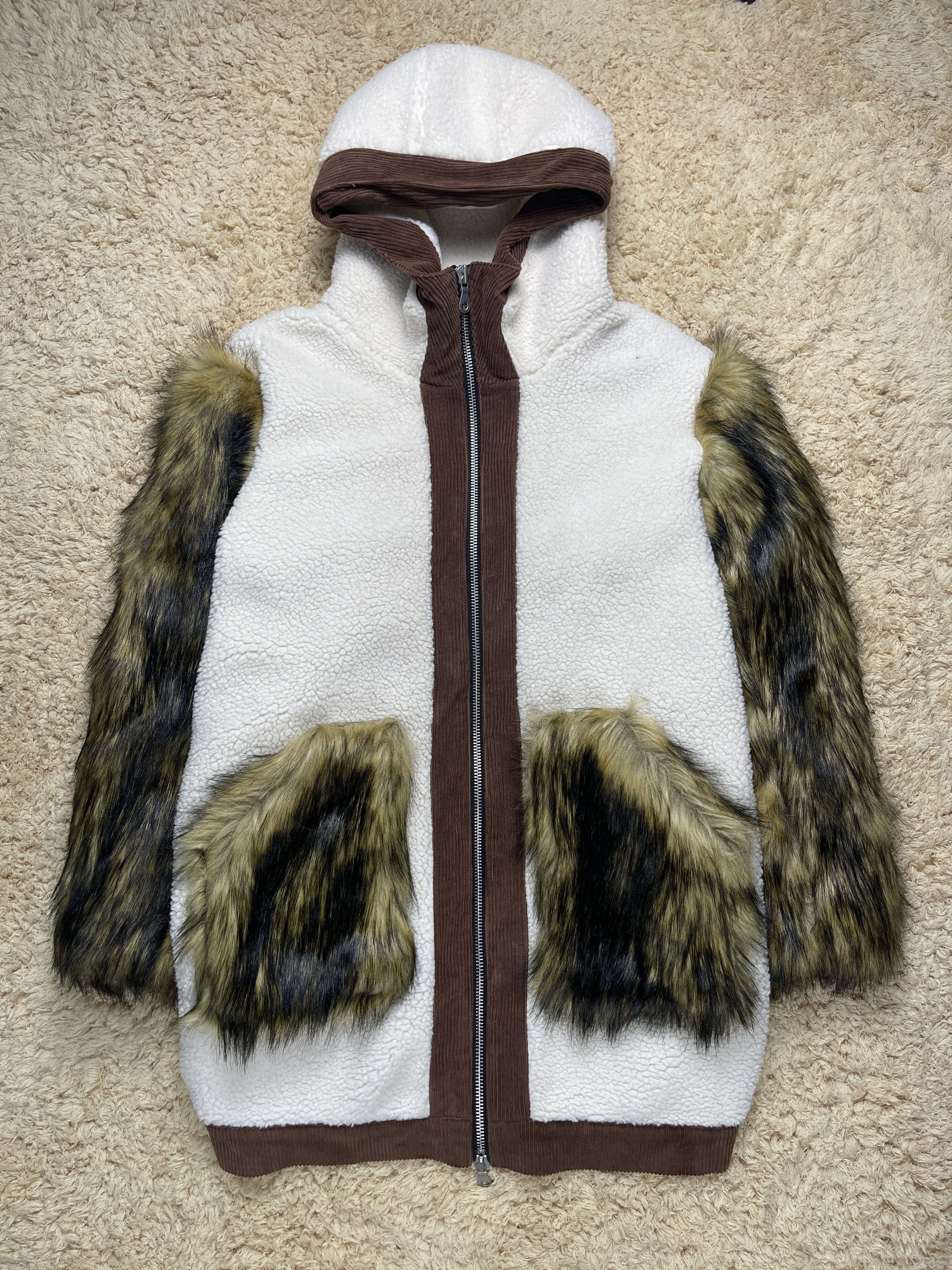 NO. ID Black 2017 Faux Fur Parka