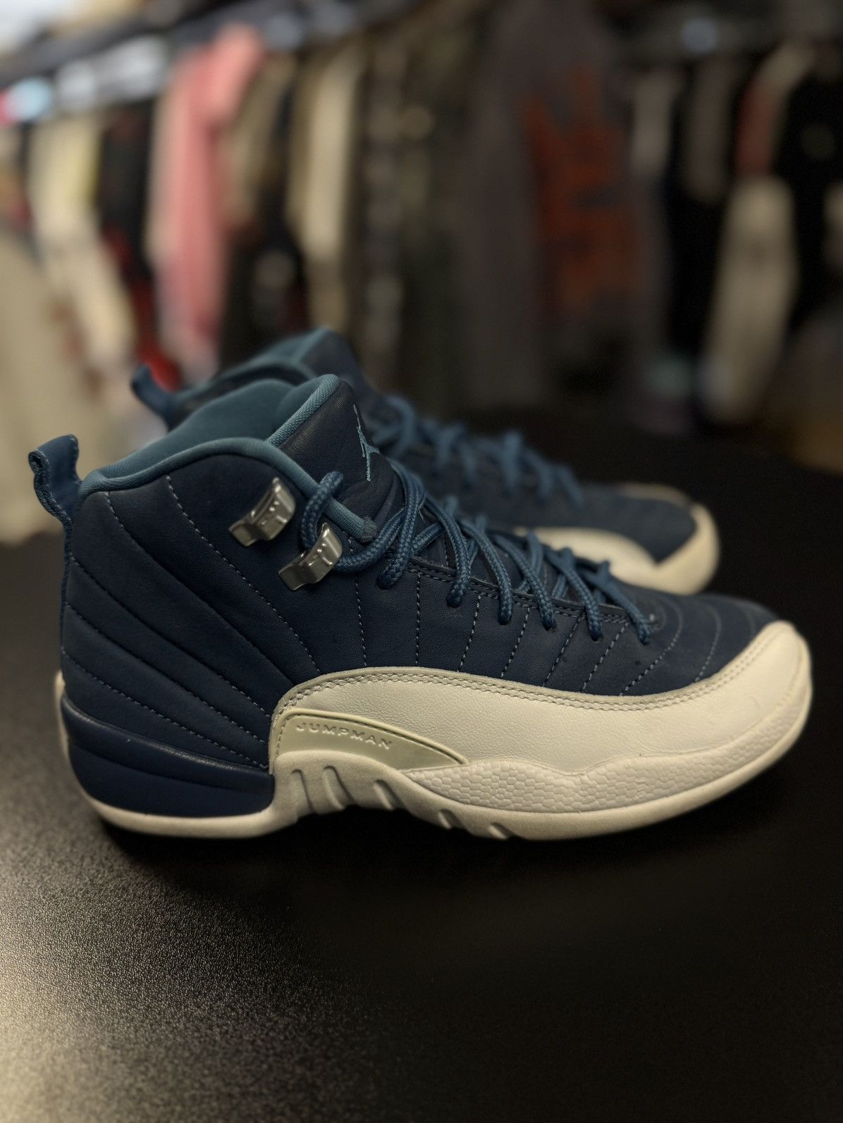 Jordan 12 Blue Indigo Size 6Y/7.5W Pre Owned