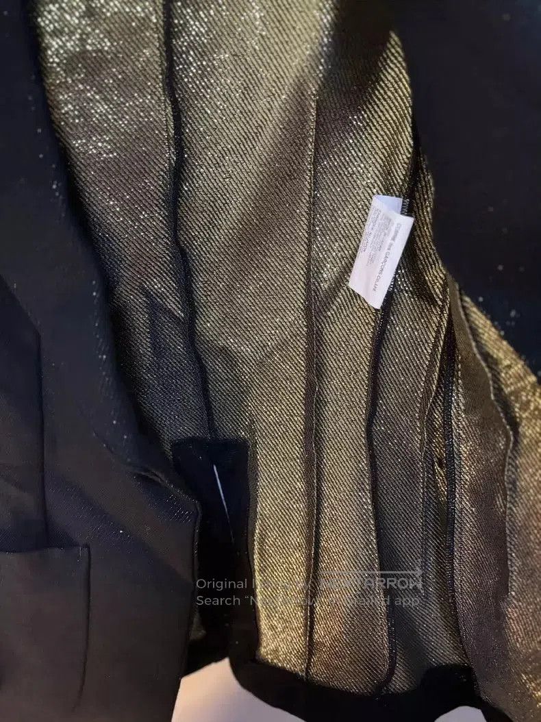 Junya Watanabe Junya Watanabe Black Gold Deconstructed Blazer. Size US XS / EU 42 / 0 - 4 Thumbnail