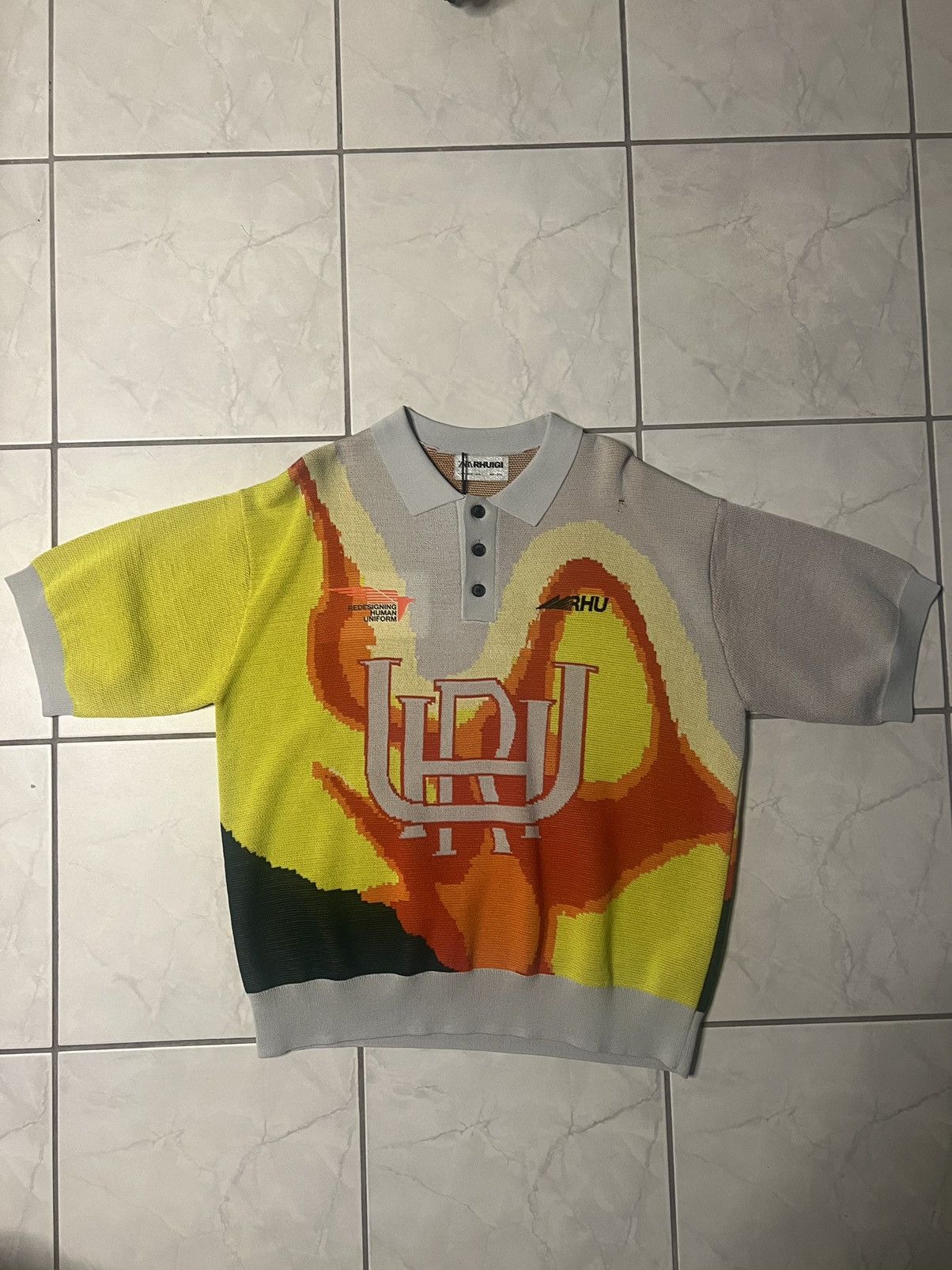 Rhude × Zara zara x ruigi “redesigning human uniform” knitted polo Size US XL / EU 56 / 4 - 2 Thumbnail