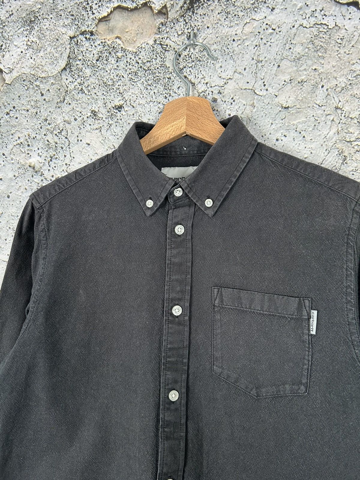 Carhartt Vintage Carhartt WIP Black Dalton Shirt Streetwear Workwear Size US S / EU 44-46 / 1 - 3 Thumbnail
