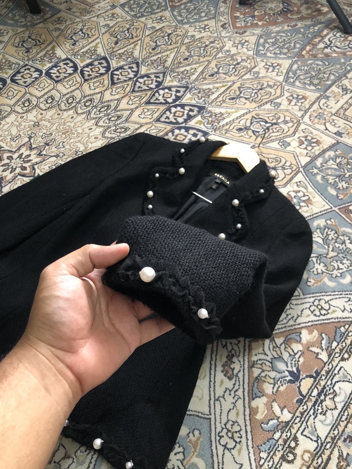 Escada Rare❗️Escada Pearl Gothic Punk Seditionaries Jacket Size S / US 4 / IT 40 - 5 Thumbnail