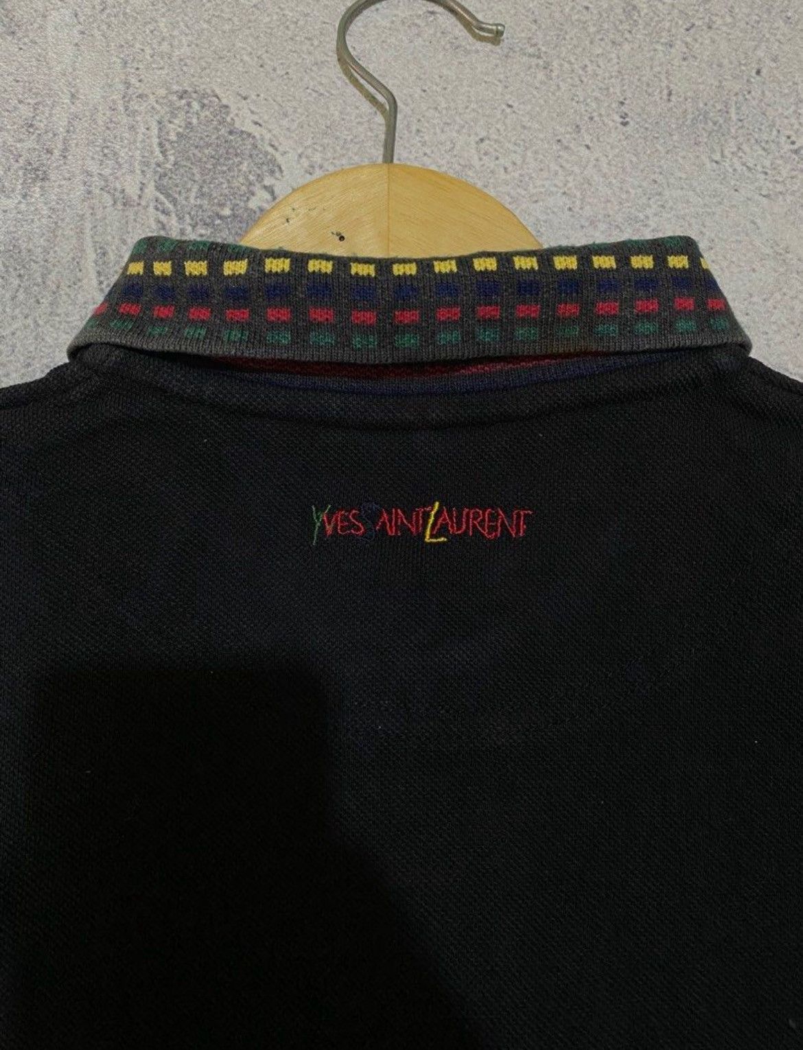 Yves Saint Laurent Yves Saint Laurent YSL Poloshirt Size US L / EU 52-54 / 3 - 3 Thumbnail