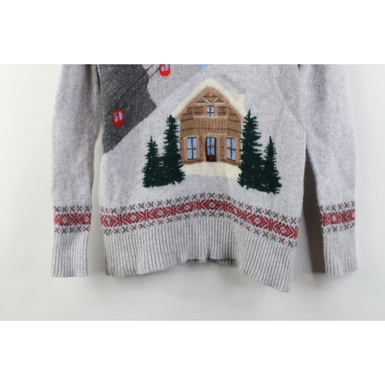 Brooks Brothers Vintage Y2K Brooks Brothers Wool Christmas Ski Sweater Size L / US 10 / IT 46 - 3 Thumbnail