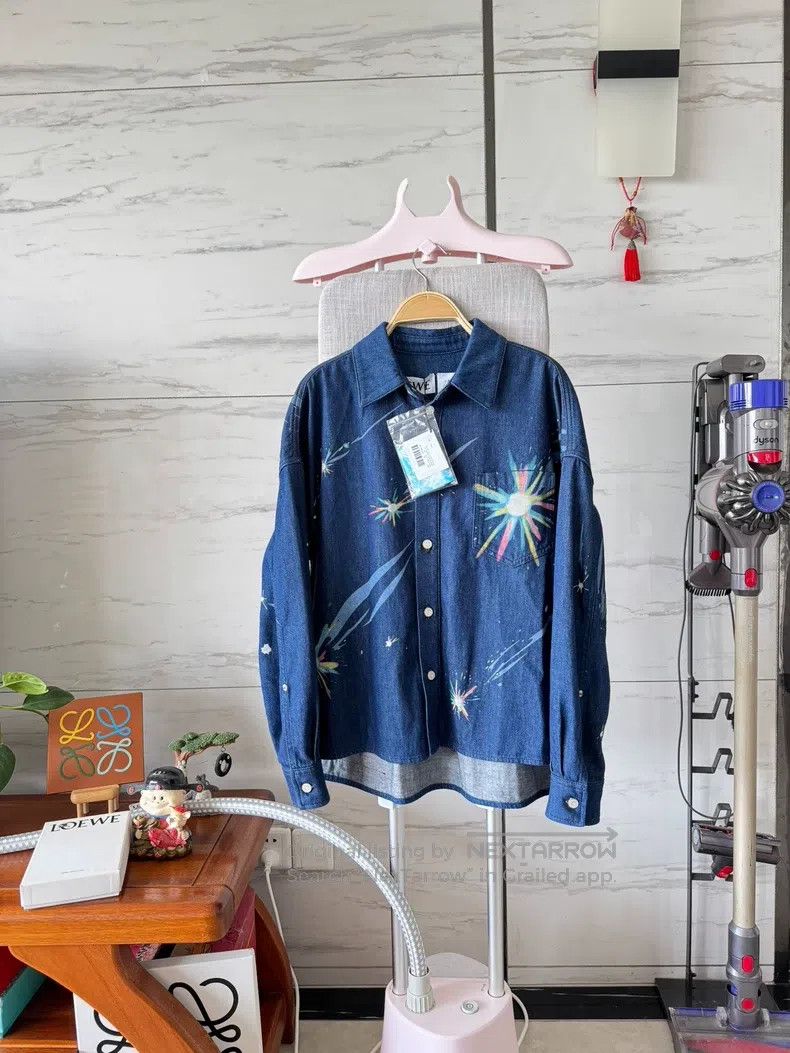 Loewe Loewe Howl's Moving Castle Collaboration Denim Jacket, Shi Size 4XL / US 24-26 - 1 Thumbnail