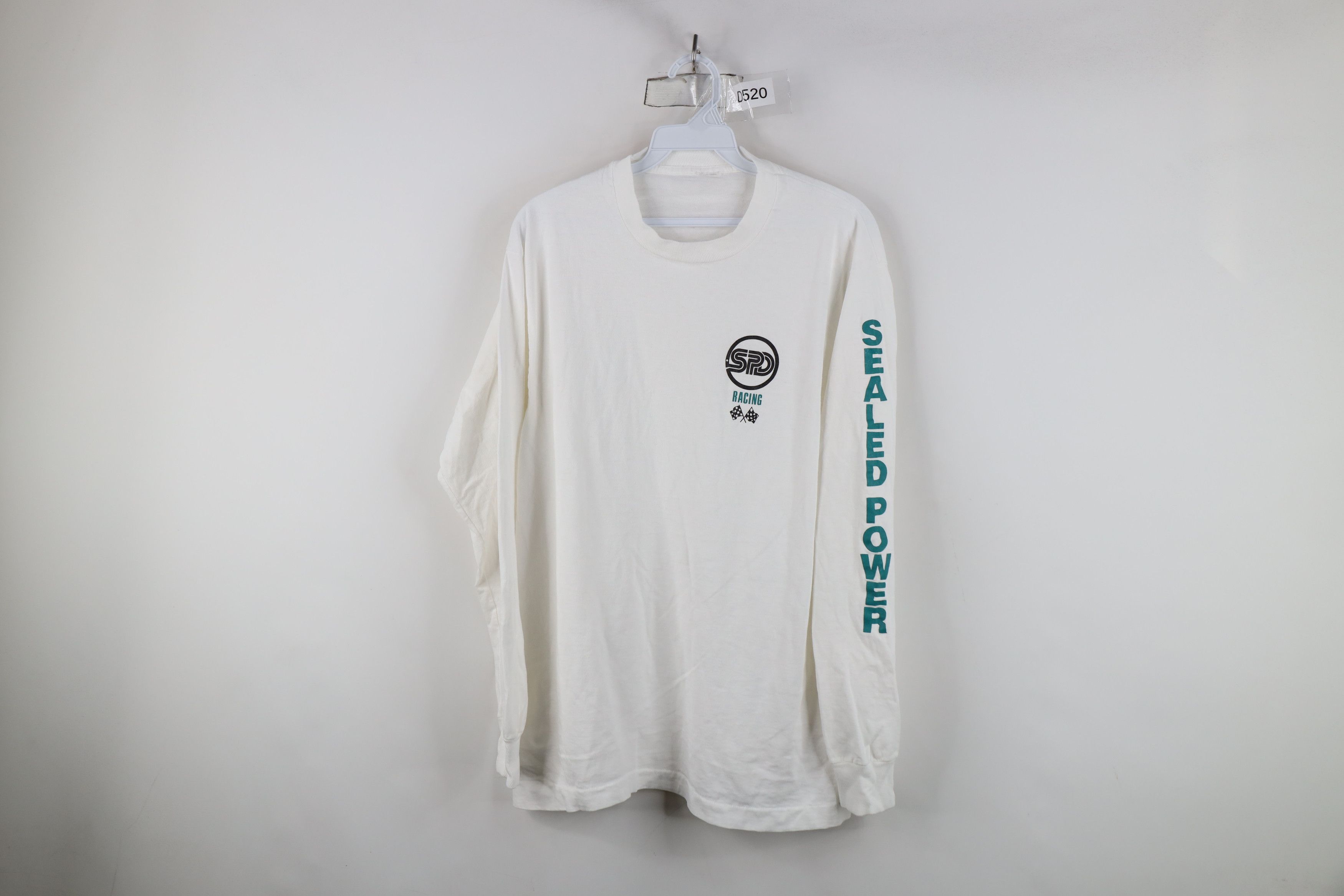 Vintage Vintage 90s Streetwear Power Racing SPD Long Sleeve T-Shirt Size US M / EU 48-50 / 2 - 1 Thumbnail