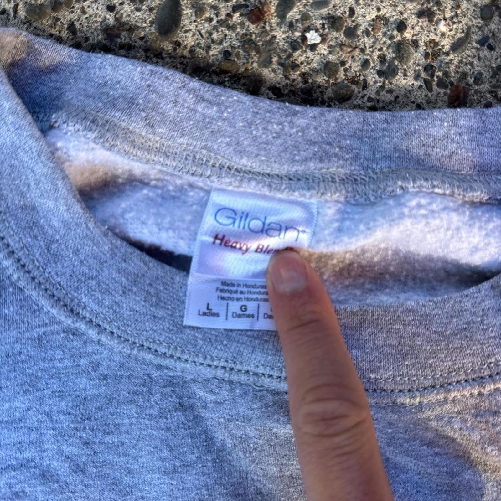 Gildan Women’s Gildan Grey Blank Crewneck – Size Large Size US L / EU 52-54 / 3 - 4 Thumbnail