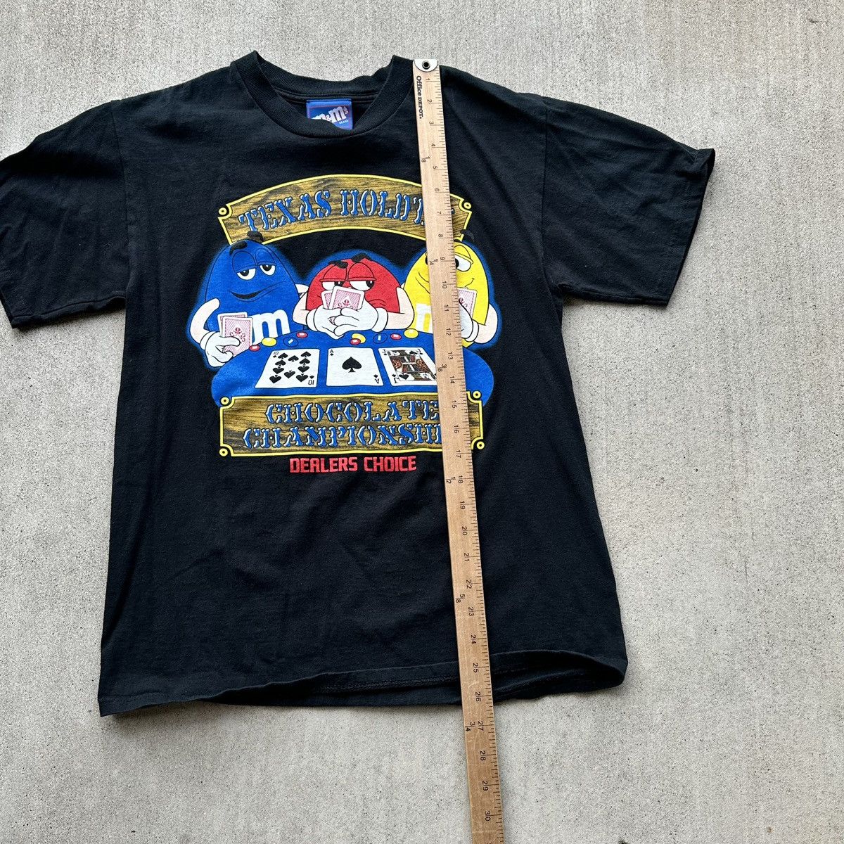 Vintage Vintage M&M’s Tee Shirt Texas Hold Em Funny Y2K Graphic Size US S / EU 44-46 / 1 - 6 Thumbnail