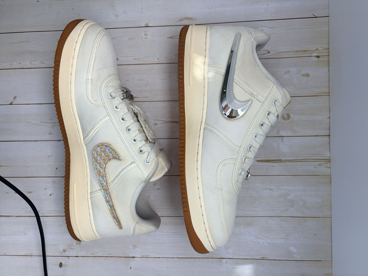 Nike × Travis Scott Nike Air Force 1 Travis Scott Sail Size 11.5 Size US 11.5 / EU 44-45 - 6 Thumbnail