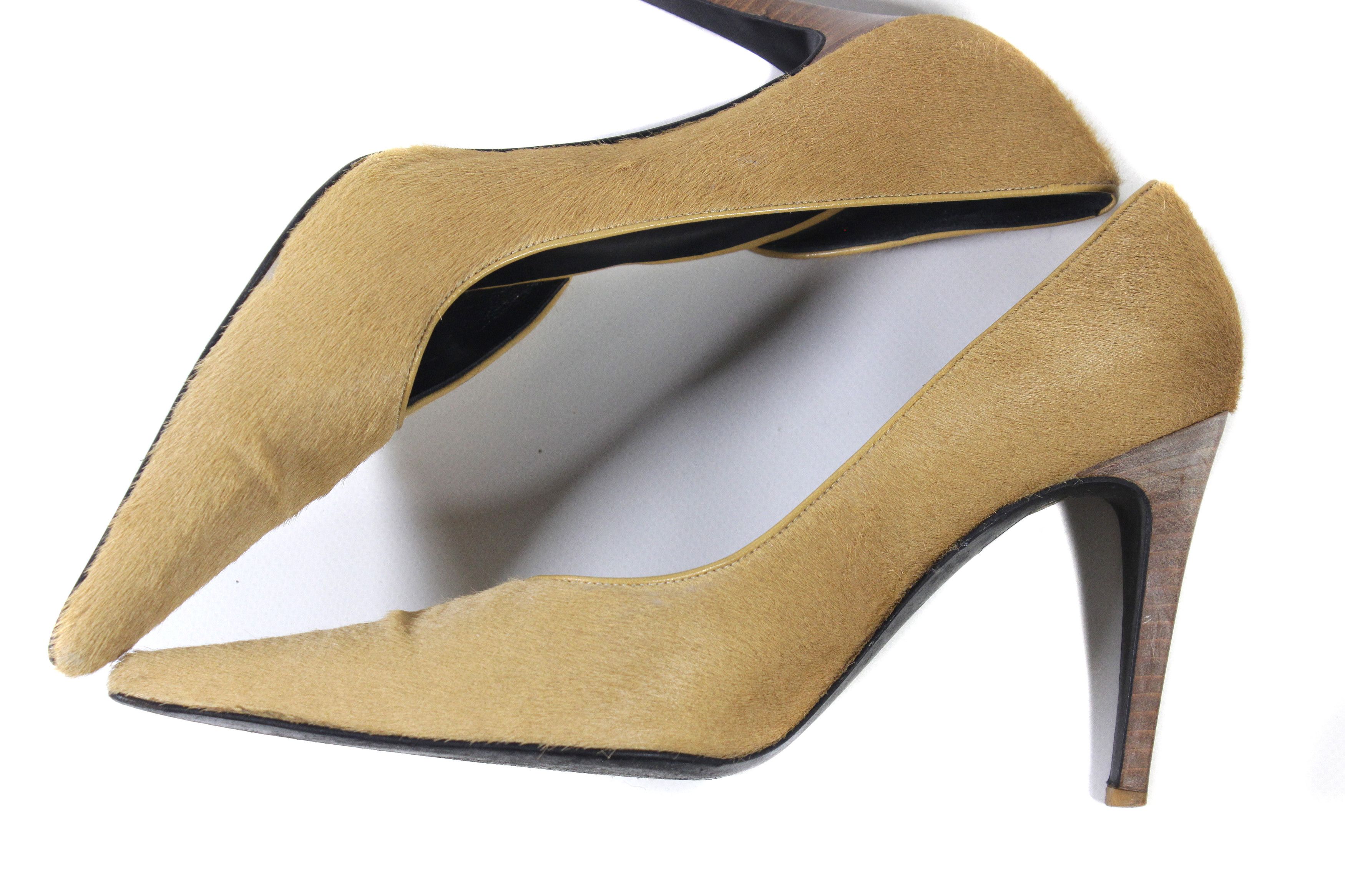 Versace 00S Horse Hair Heels Vintage Size US 8 / IT 38 - 6 Thumbnail