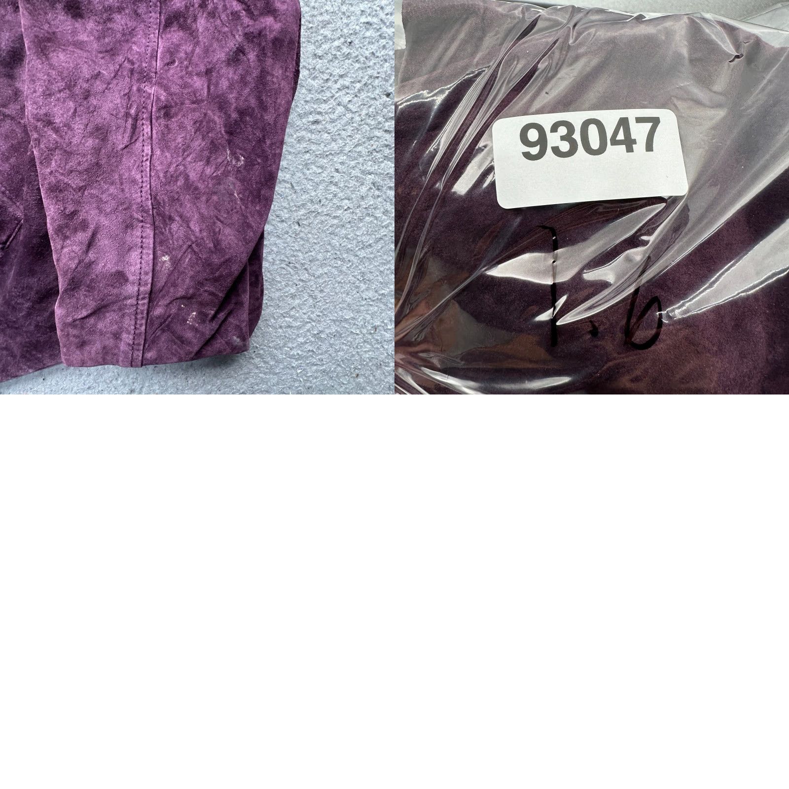 Vintage VINTAGE Brandon Thomas Suede Leather Jacket Womens Medium Purple Lined Bomber Jacket Size M / US 6-8 / IT 42-44 - 8 Thumbnail