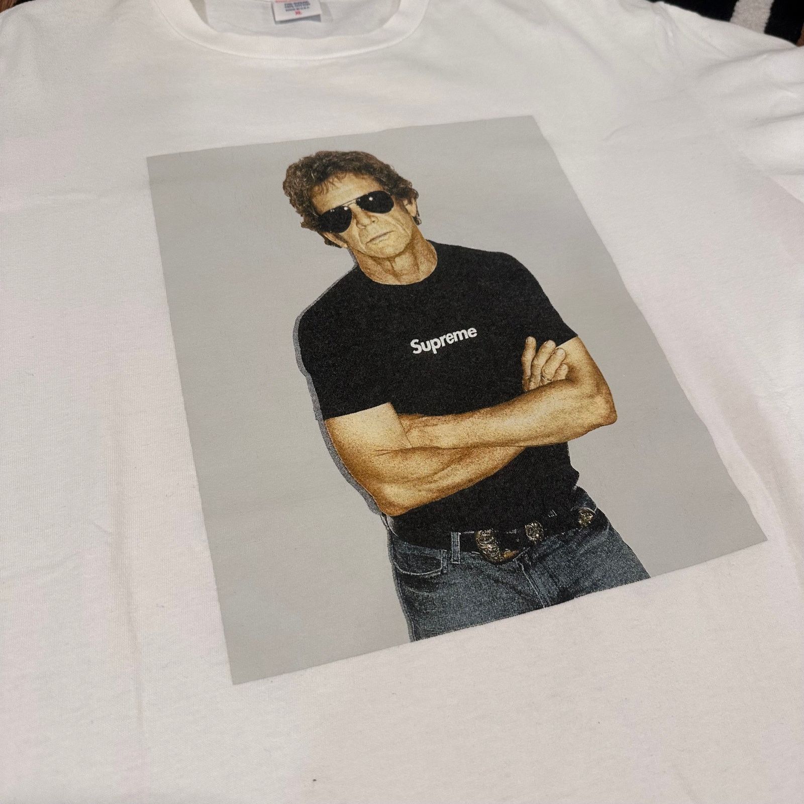 Supreme Supreme Lou Reed Tee White XL (2009SS) - Gently Used Size US XL / EU 56 / 4 - 2 Thumbnail