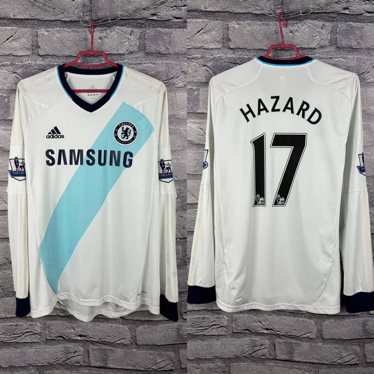 Adidas Adidas Chelsea FC Eden Hazard #17 Samsung Away Long Sleeve 