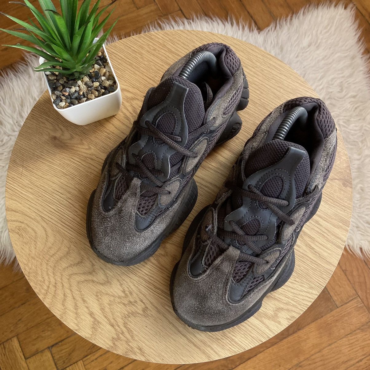 Adidas 📌 Adidas x Yeezy Boost 500 Utility Black Sneakers Size US 5 / EU 37 - 2 Thumbnail