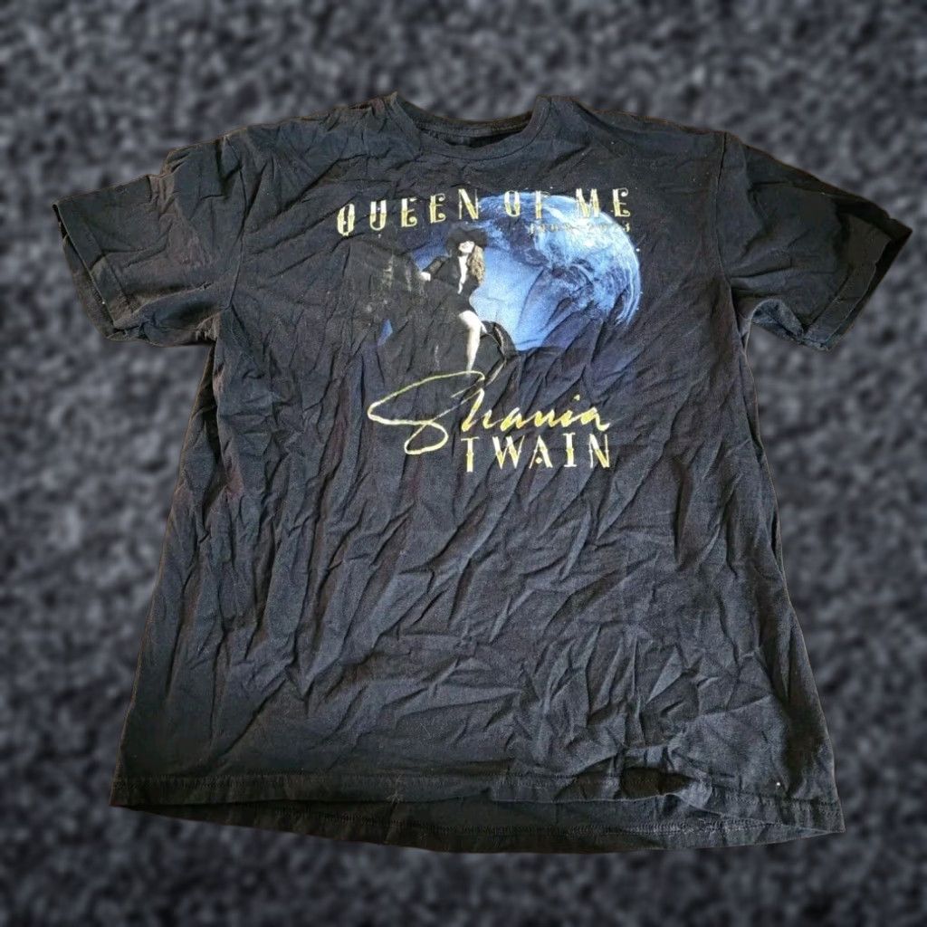 Doublet Shania Twain Concert T Shirt Queen Of Me Tour 2023 Double Sided Black Mens L Size US L / EU 52-54 / 3 - 1 Thumbnail