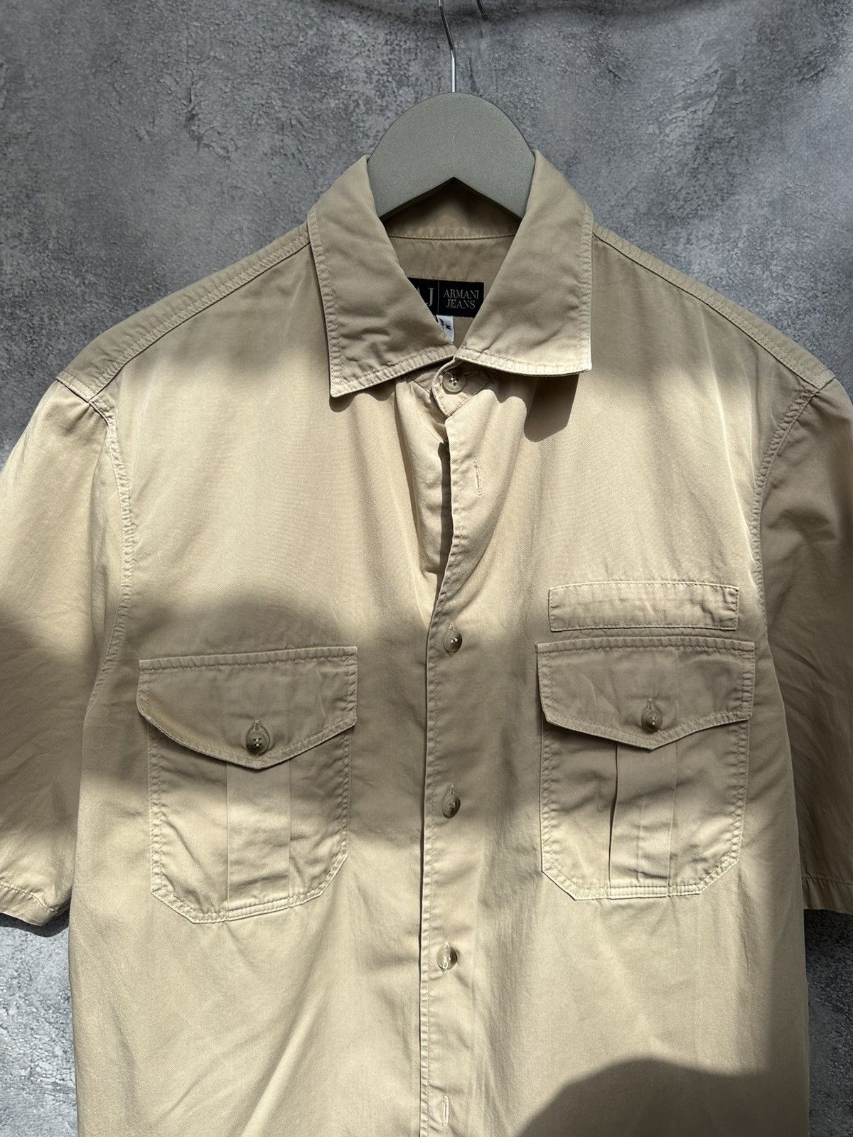 Armani × Vintage Armani Jeans Vintage Short Sleeve Made In Italy Pockets Size US M / EU 48-50 / 2 - 5 Thumbnail