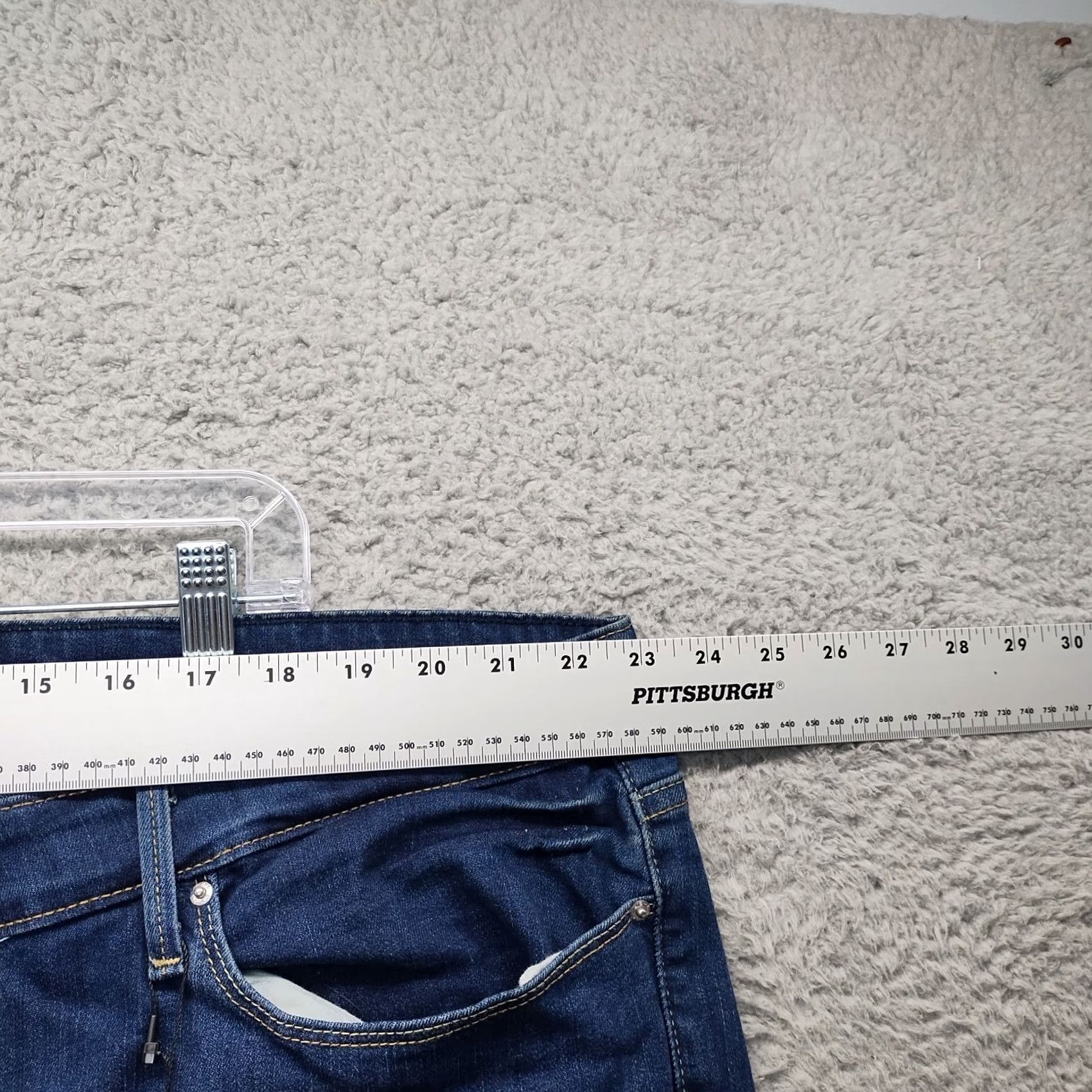 Levi's Levi's Signature by Levi Strauss & Co. Jeans Womens 28W Blue Denim Mid Rise Skinny Leg Jeans Size 28" / US 6 / IT 42 - 3 Thumbnail