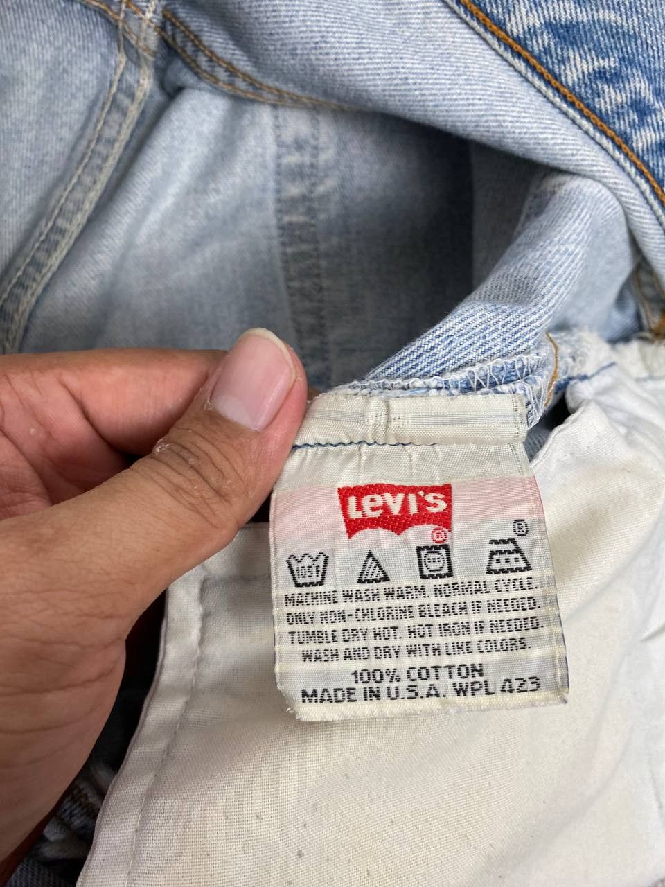 Levi's vintage levis 501 distressed denim Size US 35 - 18 Thumbnail