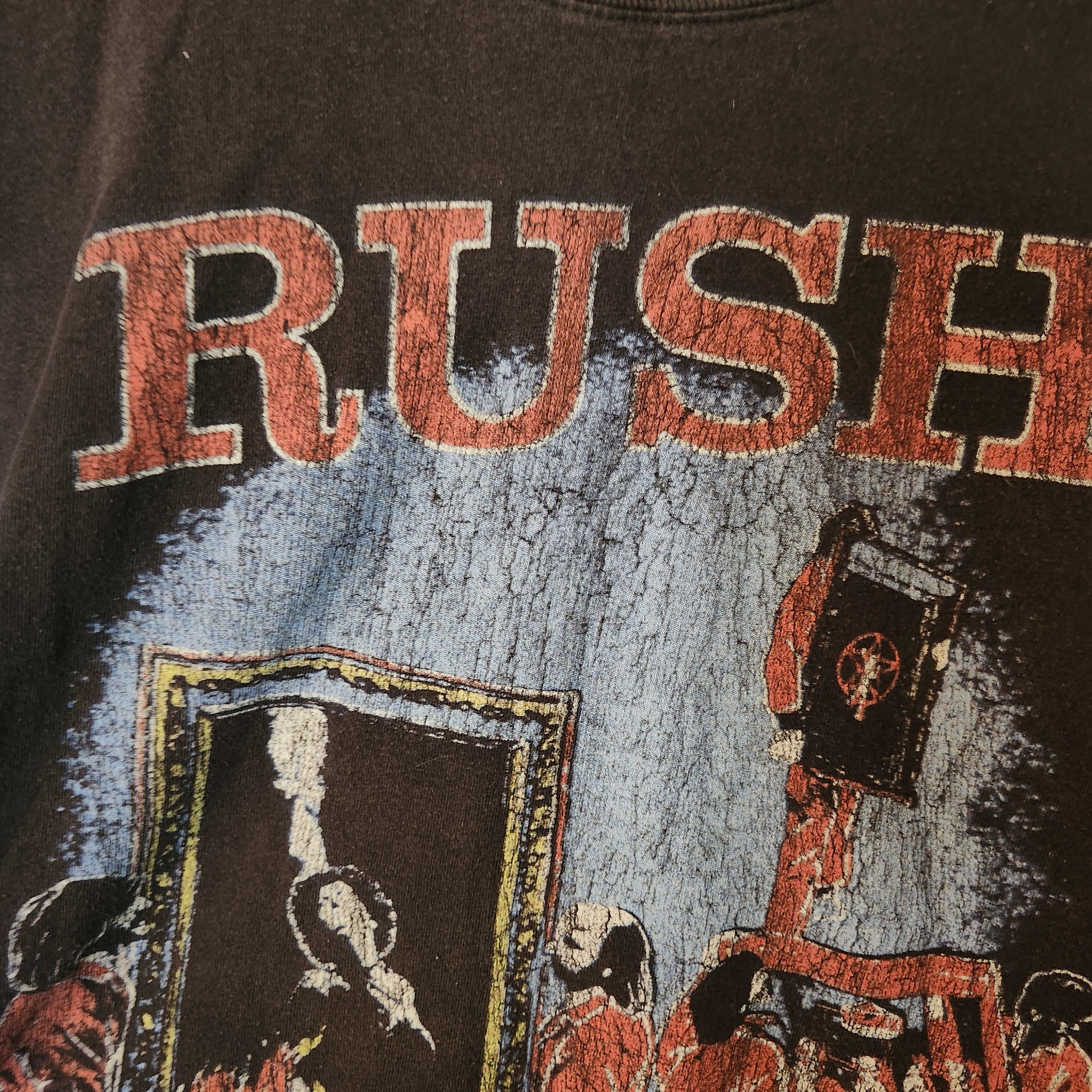 Hanes Rush Moving Pictures Tour 1981 T-Shirt Adult 2XL Black Size US XXL / EU 58 / 5 - 3 Thumbnail