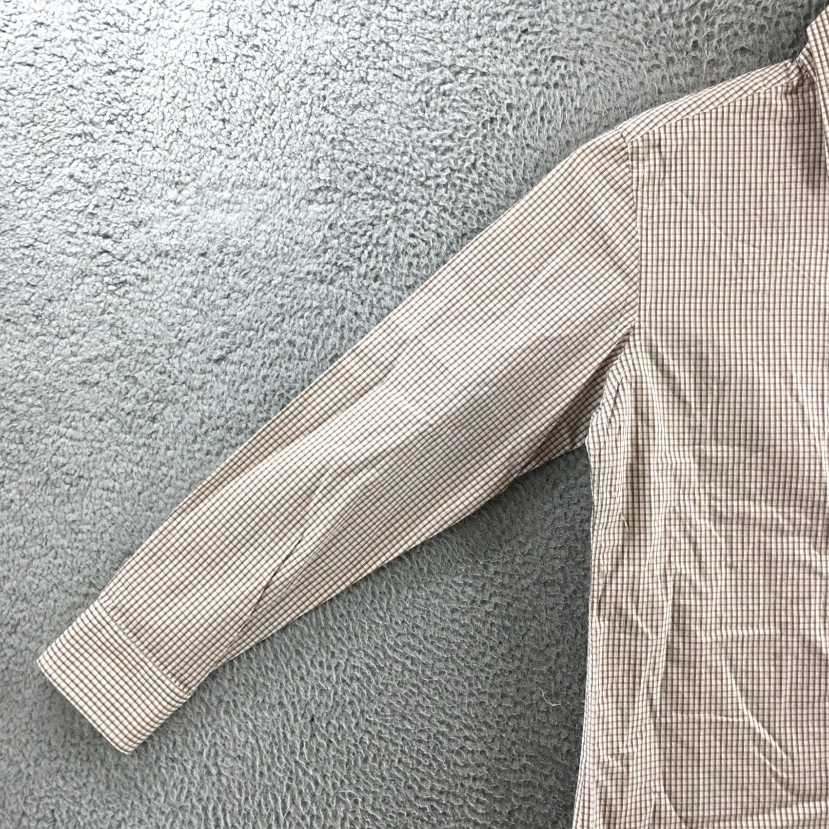 American Eagle Outfitters American Eagle Outfitters Shirt Mens Medium Brown Check Button Down Size US M / EU 48-50 / 2 - 5 Thumbnail