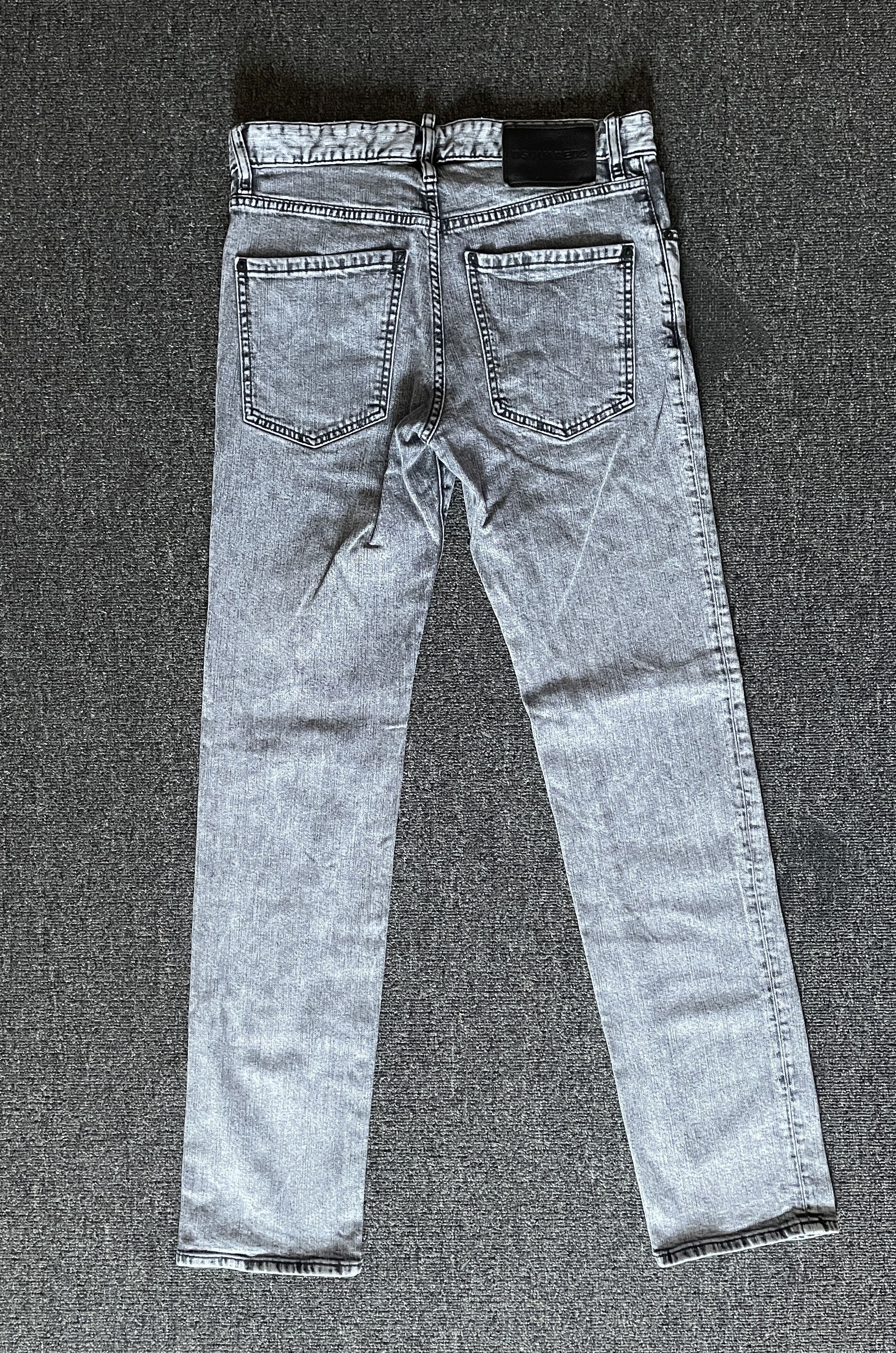 Dsquared2 Dsquared2 Blue Rubbed White Wash Slim Fit Jeans Size 46 Size US 30 / EU 46 - 5 Thumbnail