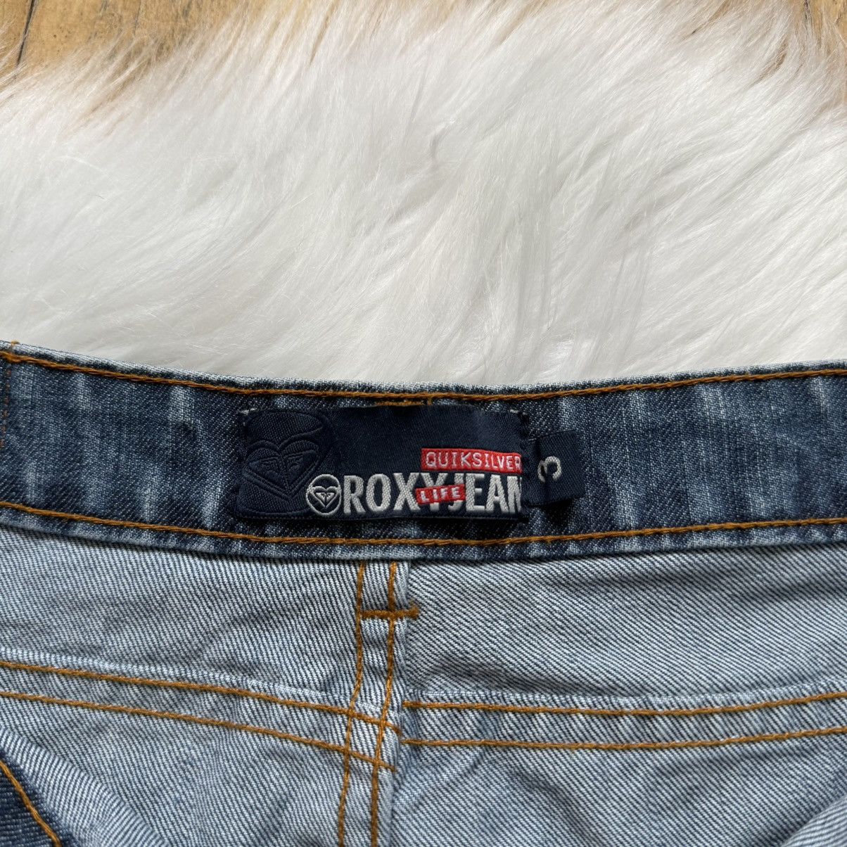 Quiksilver 📌 Vintage Y2K Roxy Quiksilver Denim Skirt Size 27" / US 4 / IT 40 - 9 Thumbnail