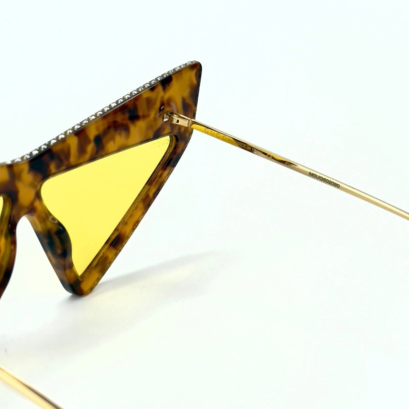 Gucci GUCCI GG0430S Hollywood Forever 0430 Brown Sunglasses 003 Size ONE SIZE - 3 Thumbnail