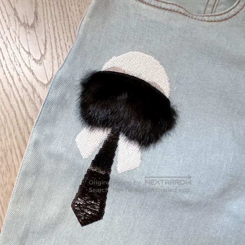 Fendi Fendi Kaiser Lagerfeld Logo Jeans Size 27" / US 4 / IT 40 - 3 Thumbnail